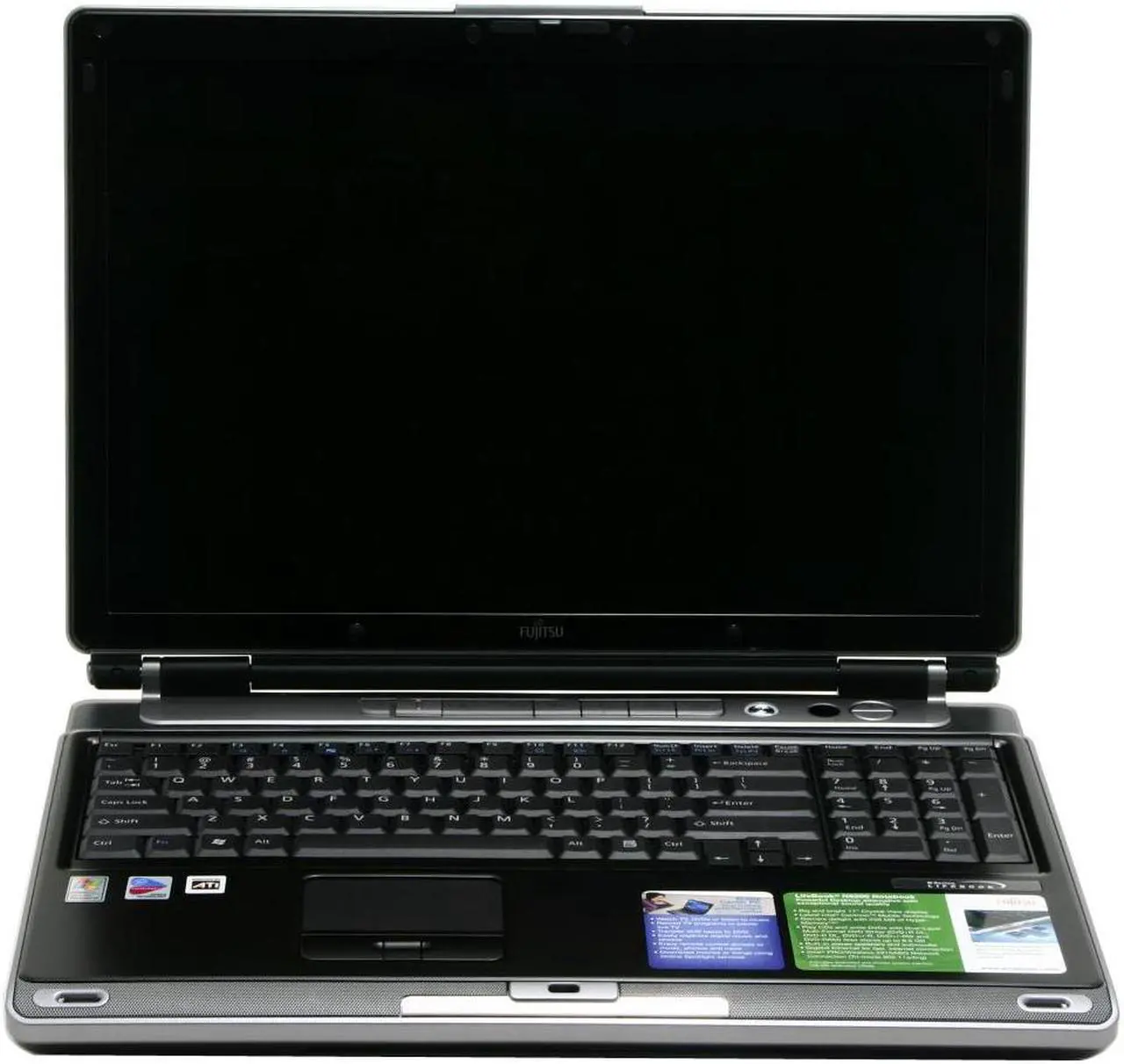 Alt view image 3 of 13 - Fujitsu Laptop LifeBook Intel Pentium M 750 1GB Memory 200GB HDD ATI Mobility Radeon X600 17.0" Windows XP Media Center Edition 2005 N6220