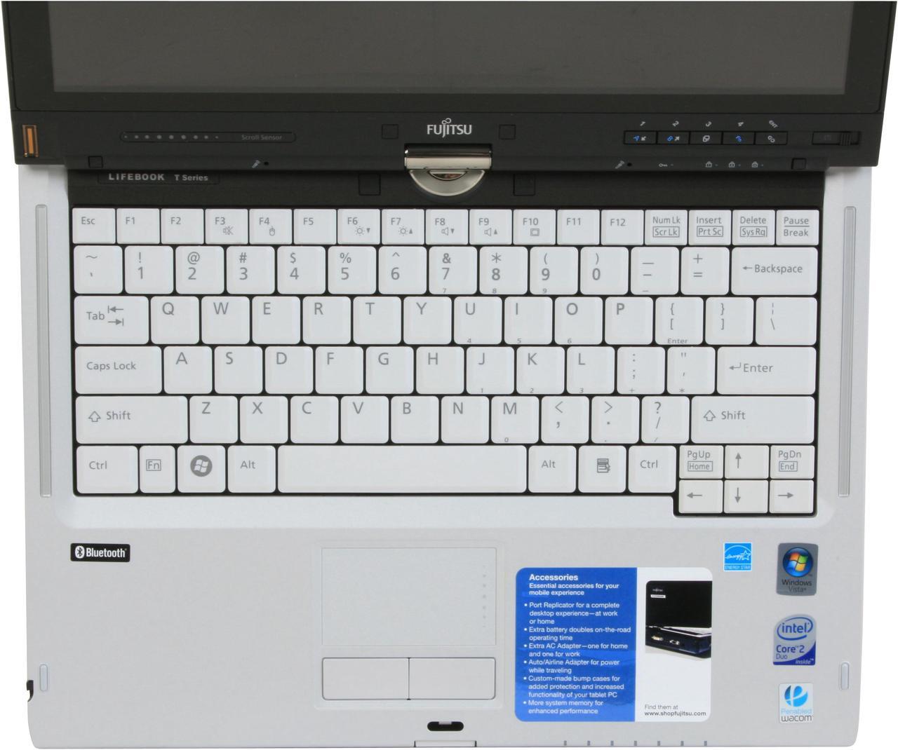 Alt view image 12 of 19 - Fujitsu LifeBook T5010(FPCM11281) 1GB Memory 13.3" 1280 x 800 Tablet PC Windows Vista Business