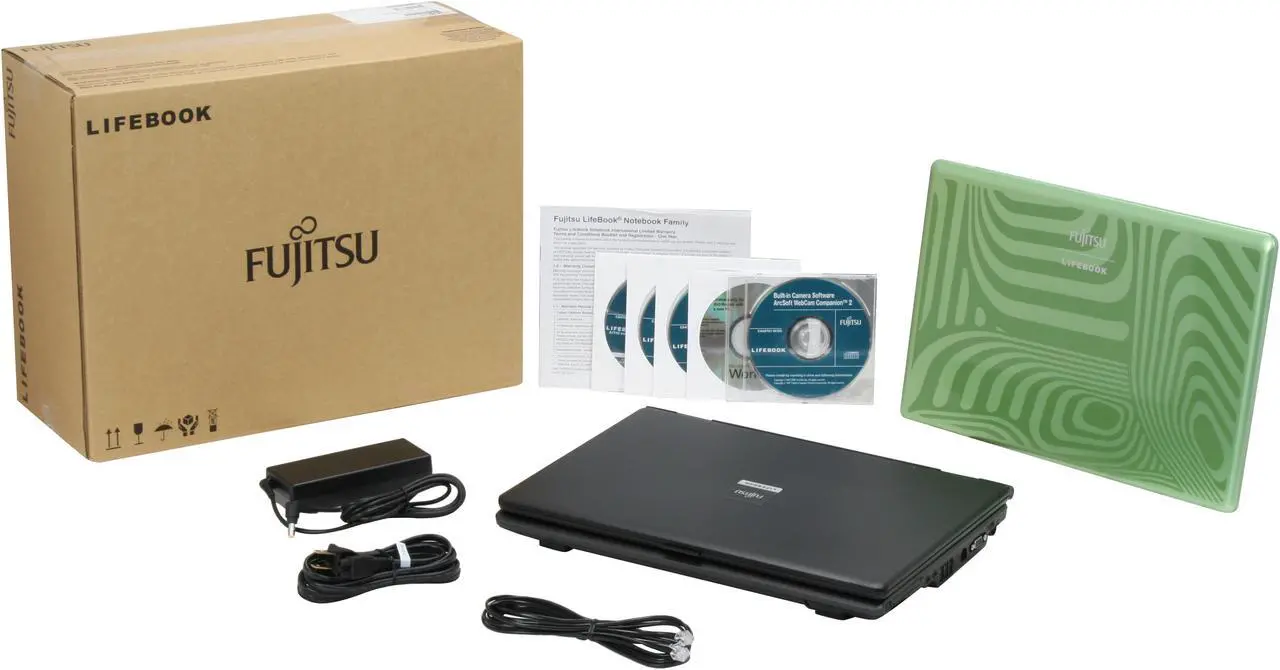 Alt view image 12 of 12 - Fujitsu Laptop LifeBook Intel Core 2 Duo T5800 3GB Memory 250GB HDD Intel GMA 4500MHD 15.4" Windows Vista Home Premium A1110 (FPCR32972)