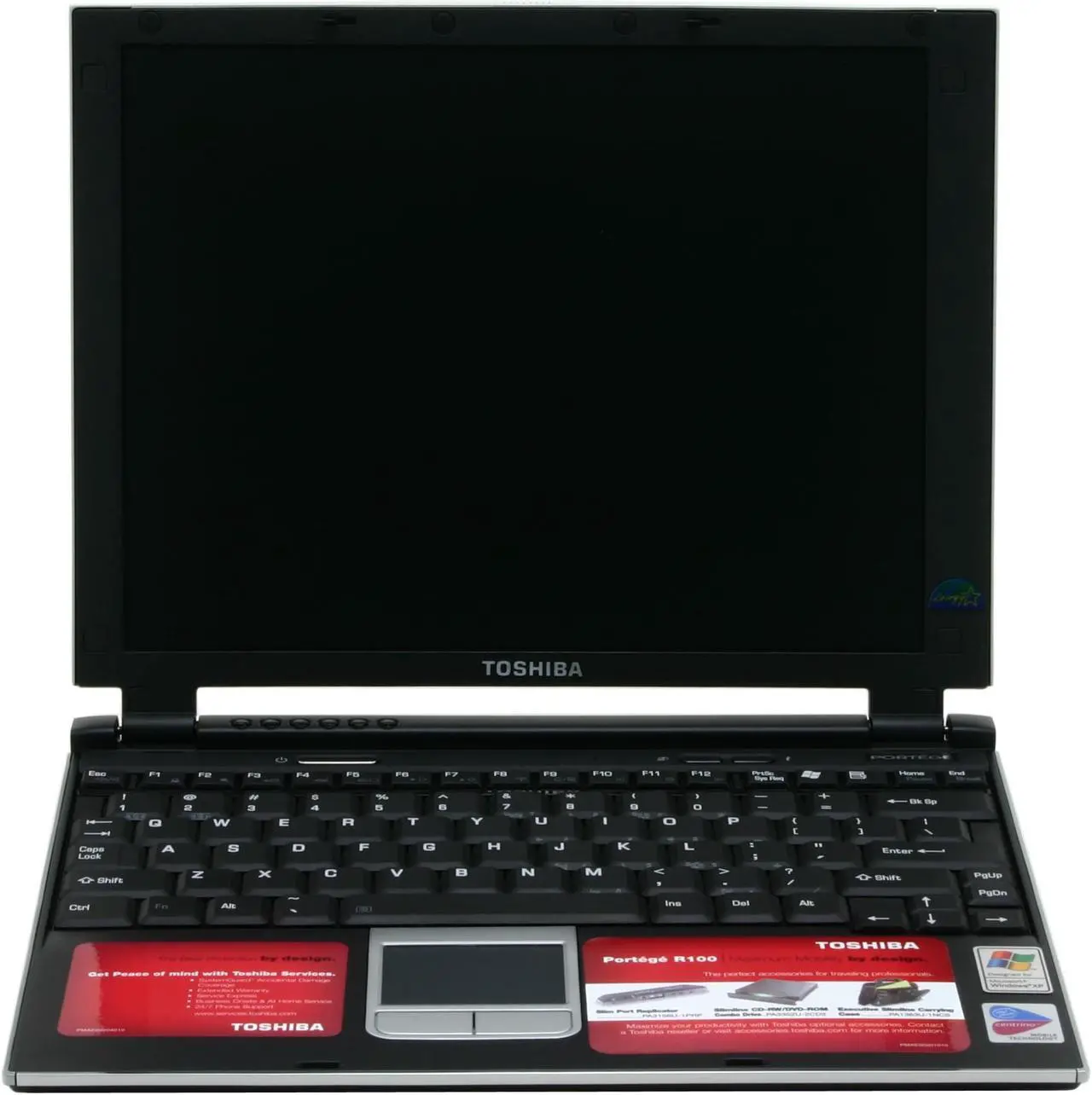 Alt view image 2 of 13 - TOSHIBA Laptop PORTEGE Intel Pentium M ULV 733 512MB Memory 40GB HDD Trident XP4m32 LP 12.1" Windows XP Professional R100