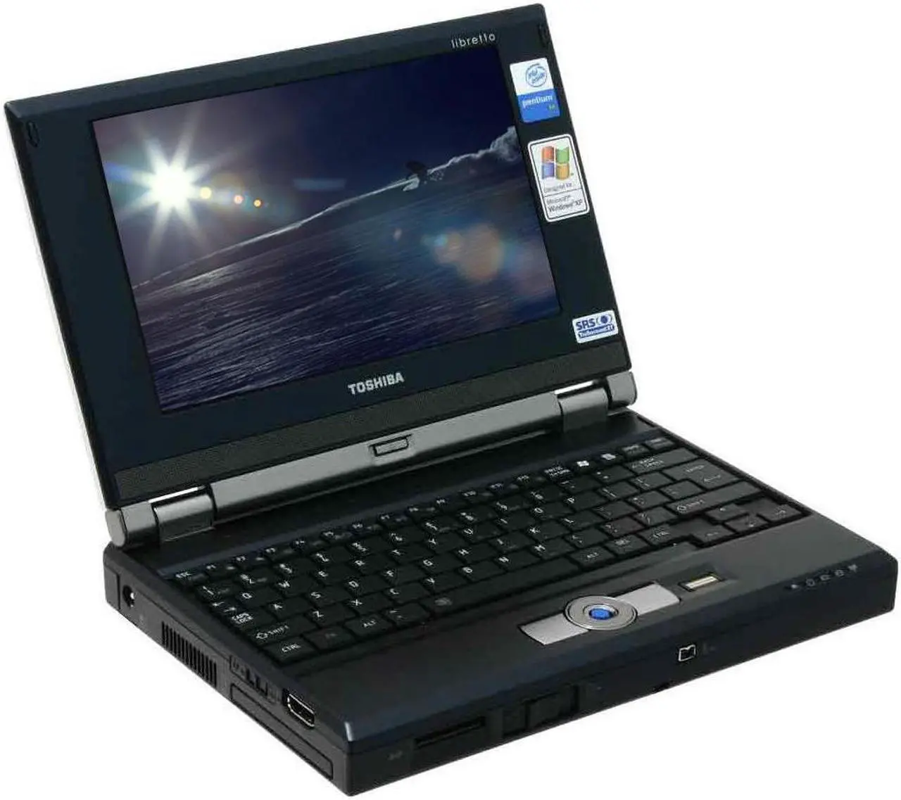 Main image of TOSHIBA Laptop libretto Intel Pentium M ULV 753 512MB Memory 60GB HDD Intel Extreme Graphics 2 7.2" Windows XP Professional U105
