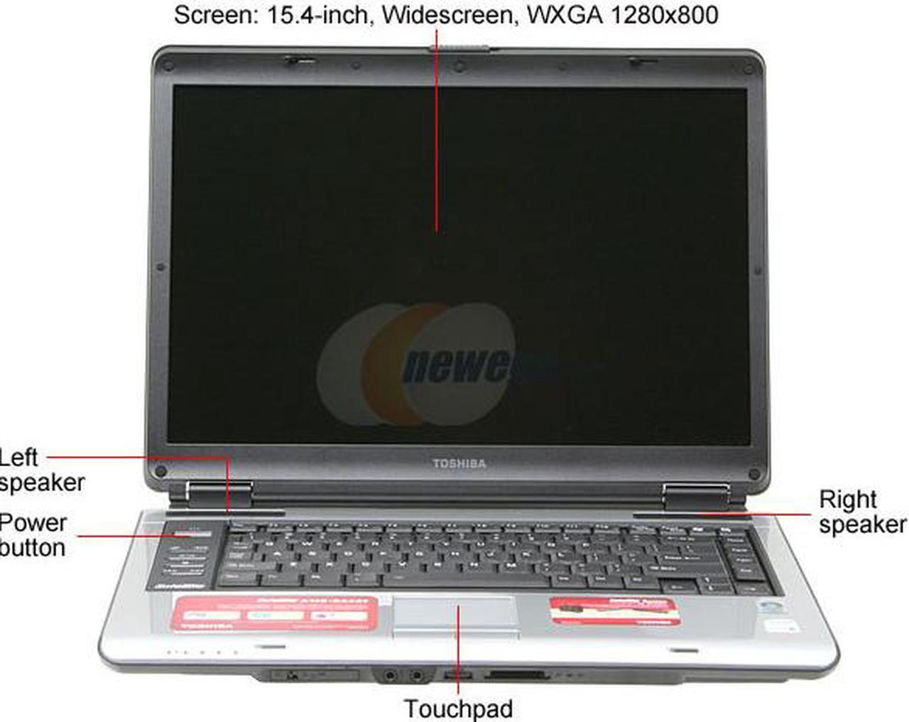 Alt view image 3 of 14 - TOSHIBA Laptop Satellite Intel Core Duo T2250 2GB Memory 160GB HDD Intel GMA 950 15.4" Windows Vista Home Premium A135-S4437