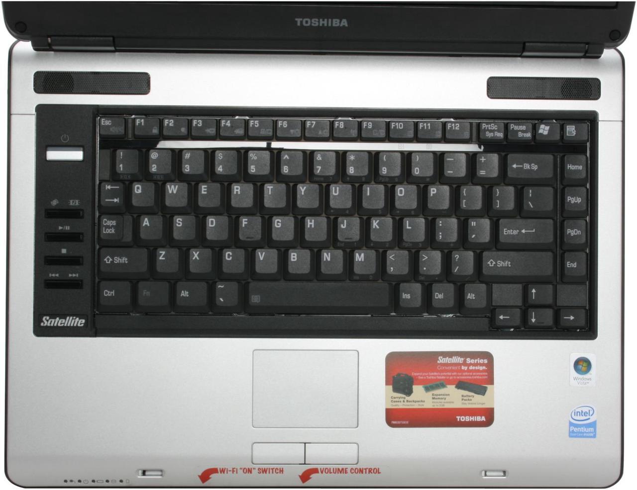 Alt view image 4 of 15 - TOSHIBA Laptop Satellite Intel Pentium T2080 1GB Memory 120GB HDD Intel GMA 950 15.4" Windows Vista Home Premium A135-S4527