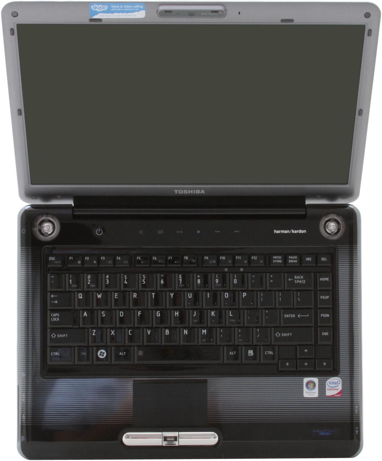 Alt view image 9 of 14 - TOSHIBA Laptop Satellite Intel Core 2 Duo T8100 3GB Memory 400GB HDD ATI Mobility Radeon HD 3650 15.4" Windows Vista Home Premium A305-S6845