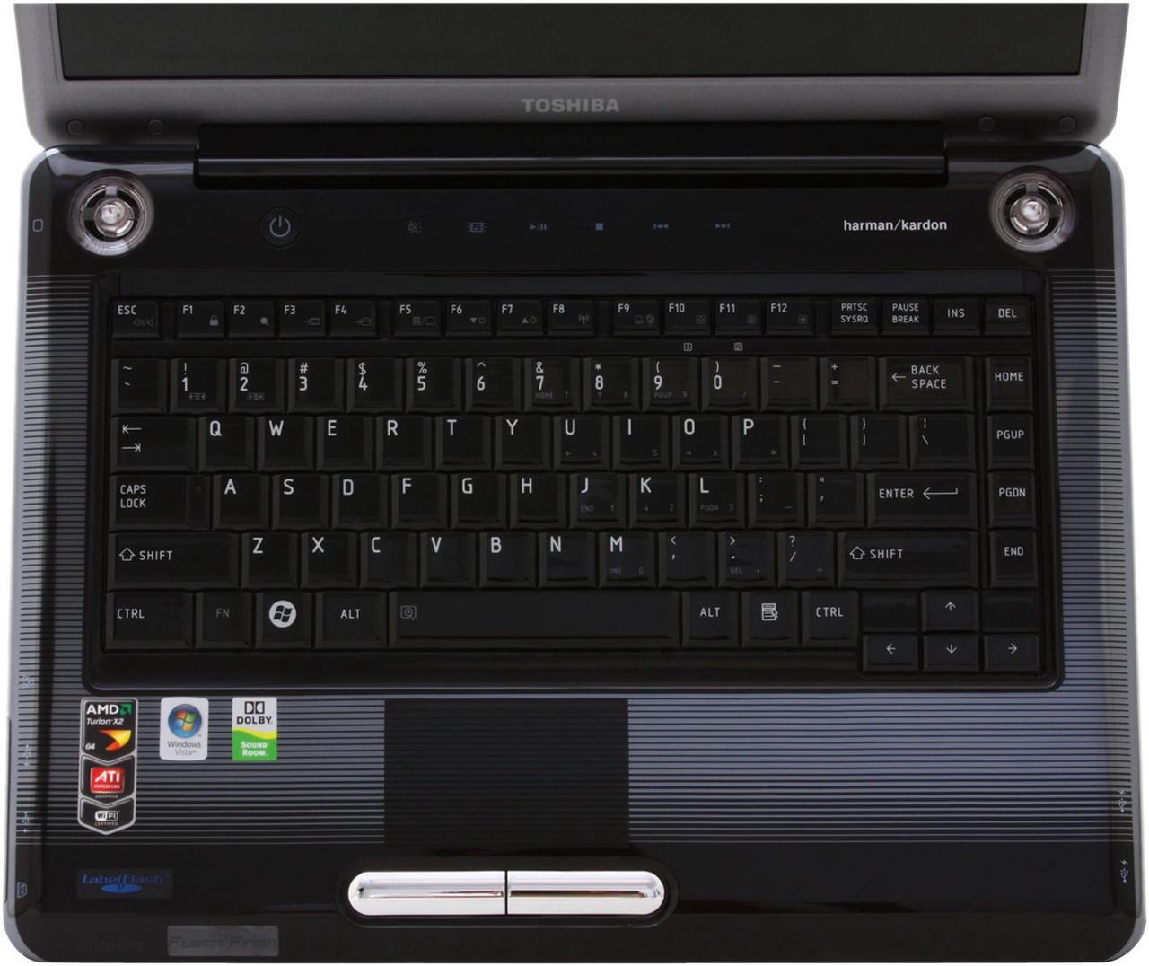 Alt view image 10 of 17 - TOSHIBA Laptop Satellite AMD Turion 64 X2 RM-70 4GB Memory 320GB HDD ATI Radeon 3100 15.4" Windows Vista Home Premium 64-bit A305D-S6856
