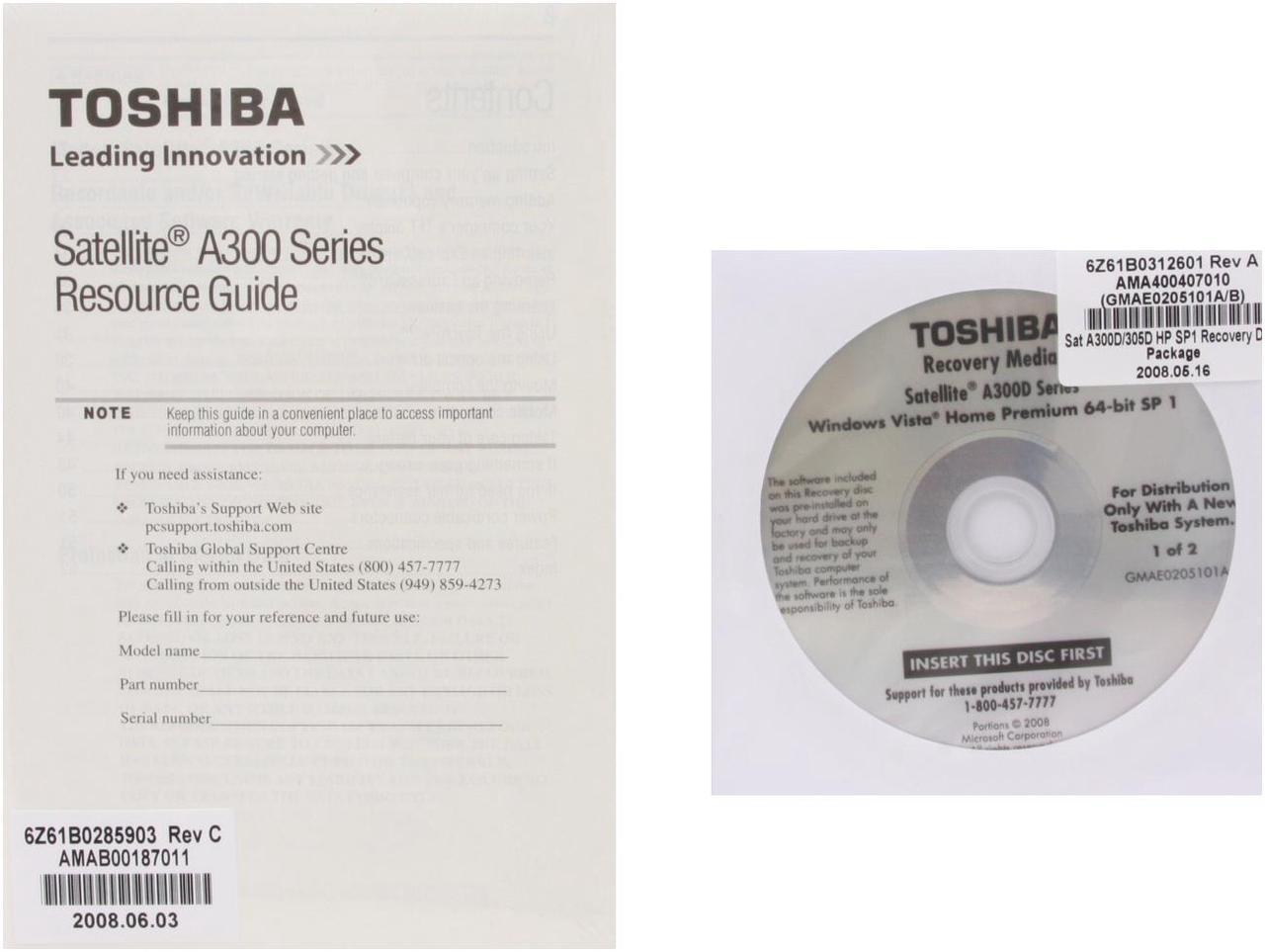 Alt view image 16 of 17 - TOSHIBA Laptop Satellite AMD Turion 64 X2 RM-70 4GB Memory 320GB HDD ATI Radeon 3100 15.4" Windows Vista Home Premium 64-bit A305D-S6856