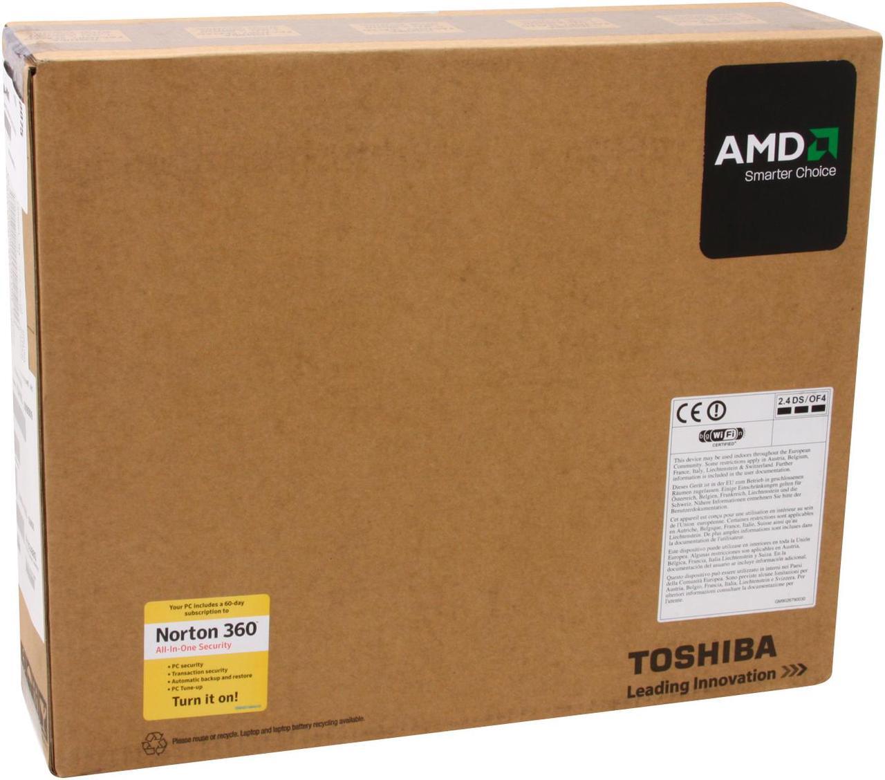 Alt view image 17 of 17 - TOSHIBA Laptop Satellite AMD Turion 64 X2 RM-70 4GB Memory 320GB HDD ATI Radeon 3100 15.4" Windows Vista Home Premium 64-bit A305D-S6856