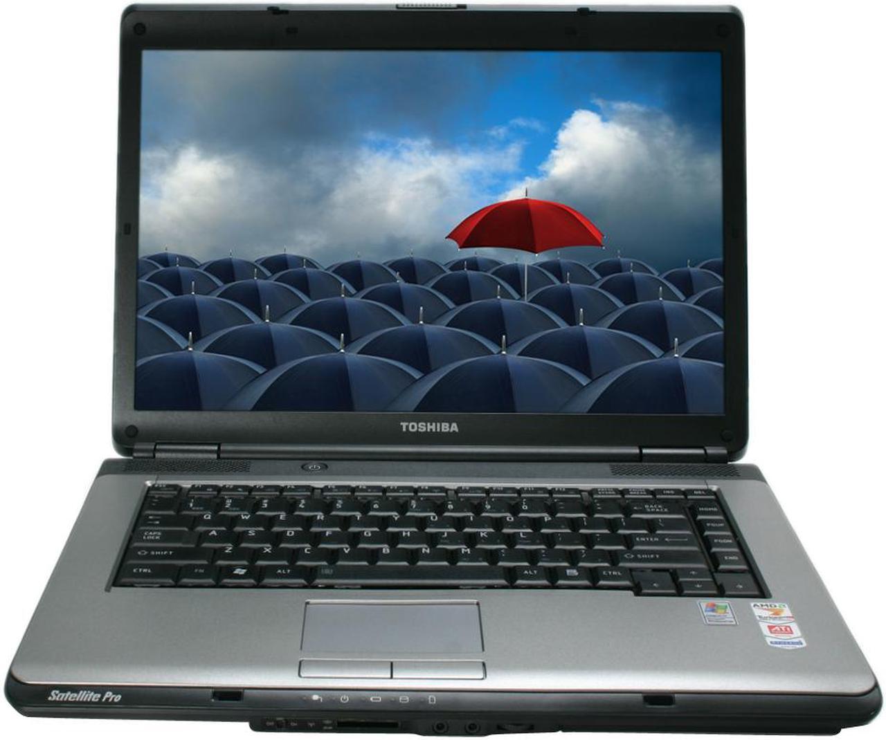 Alt view image 8 of 16 - TOSHIBA Laptop Satellite Pro AMD Turion 64 X2 TL-60 1GB Memory 120GB HDD ATI Radeon X1250 IGP 15.4" Windows XP Professional L300D-EZ1002X
