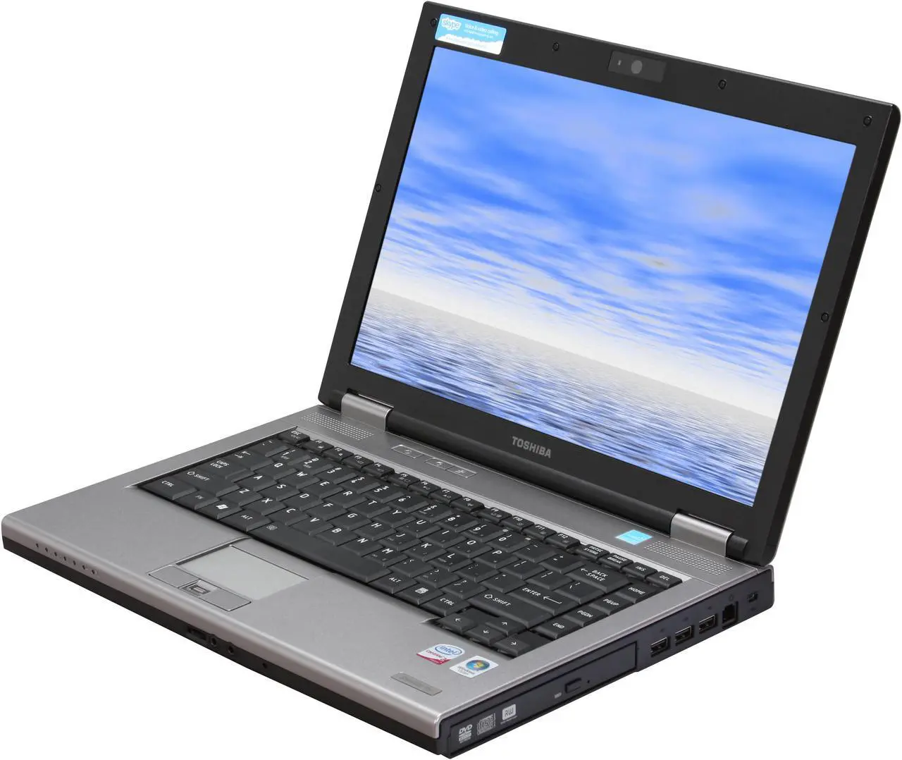 Main image of TOSHIBA Laptop Satellite Pro Intel Core 2 Duo P8600 2GB Memory 160GB HDD Intel GMA 4500MHD 14.1" Windows Vista Business with XP Pro downgrade media S300M-S2142