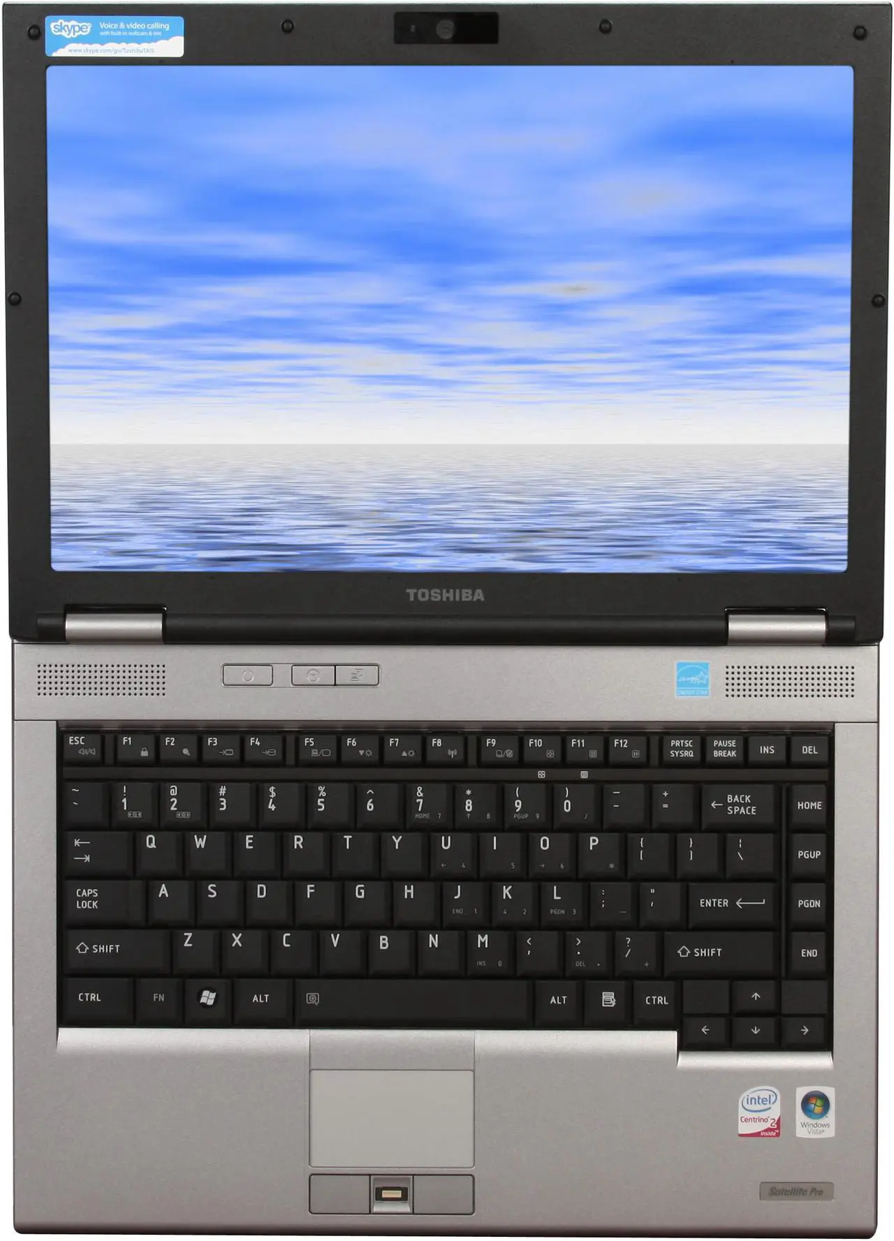 Alt view image 7 of 12 - TOSHIBA Laptop Satellite Pro Intel Core 2 Duo P8600 2GB Memory 160GB HDD Intel GMA 4500MHD 14.1" Windows Vista Business with XP Pro downgrade media S300M-S2142