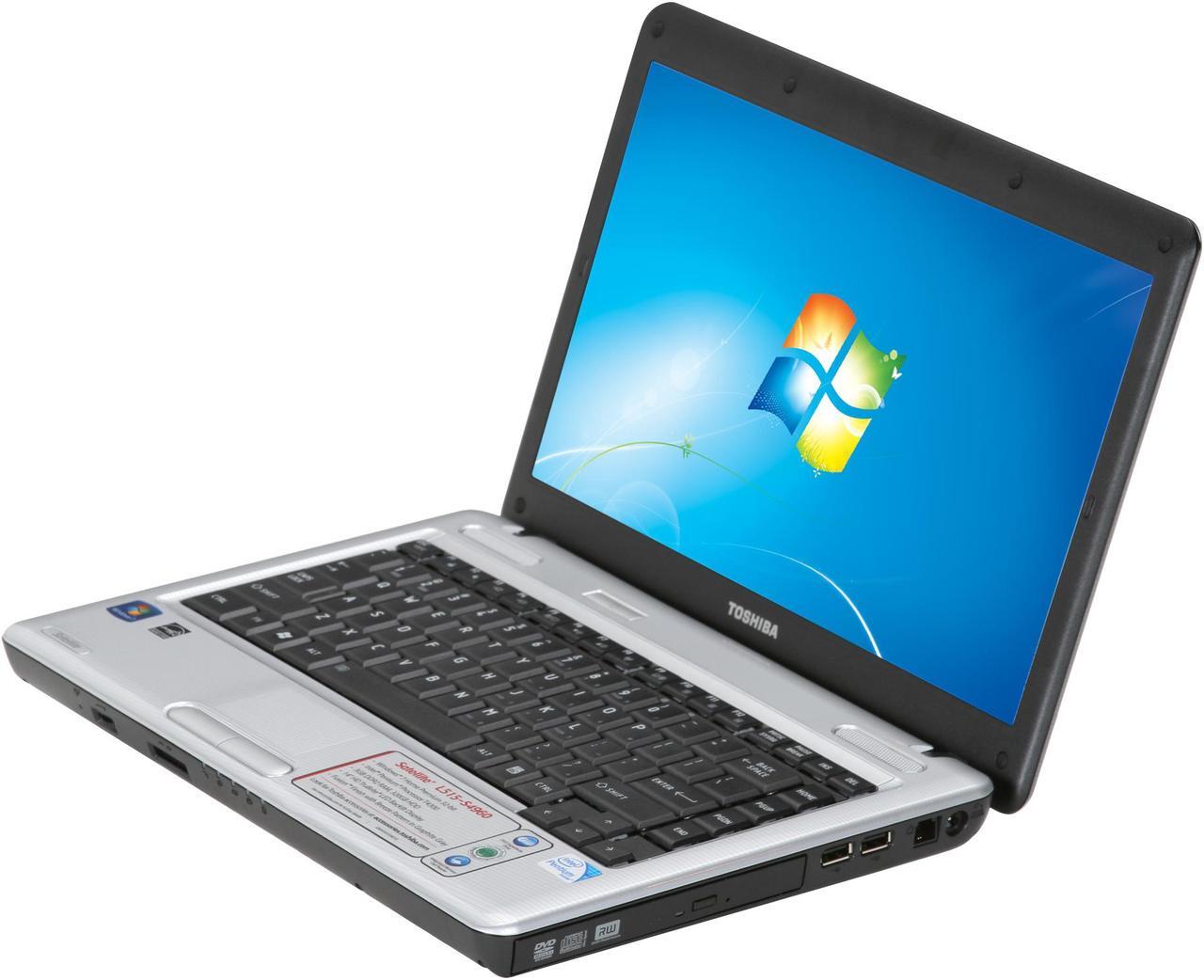 Main image of TOSHIBA Laptop Satellite Intel Pentium T4300 3GB Memory 320GB HDD Intel GMA 4500M 14.0" Windows 7 Home Premium 32-bit L515-S4960