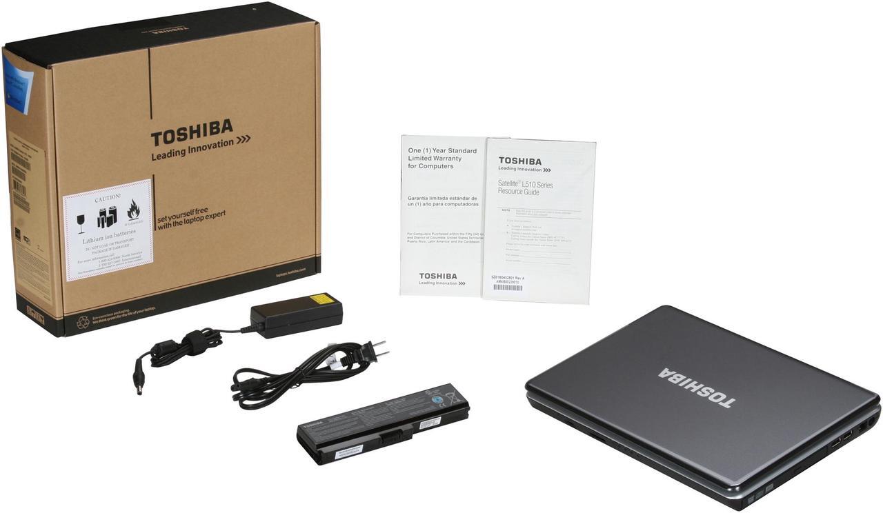 Alt view image 8 of 8 - TOSHIBA Laptop Satellite Intel Pentium T4300 3GB Memory 320GB HDD Intel GMA 4500M 14.0" Windows 7 Home Premium 32-bit L515-S4960