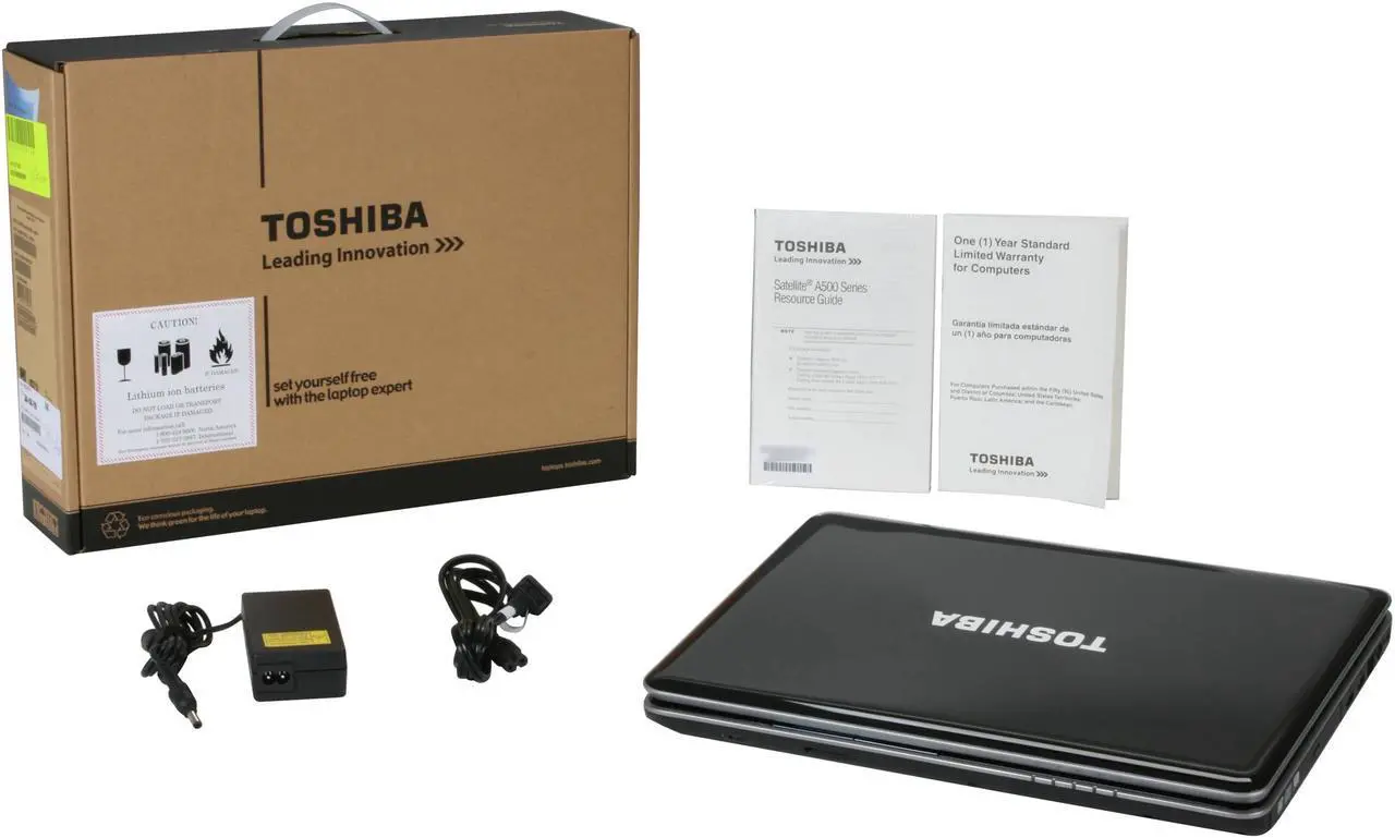 Alt view image 8 of 8 - TOSHIBA Laptop Satellite Intel Core 2 Duo T6600 4GB Memory 250GB HDD NVIDIA GeForce GT 230M 16.0" Windows 7 Home Premium 64-bit A505-S6985