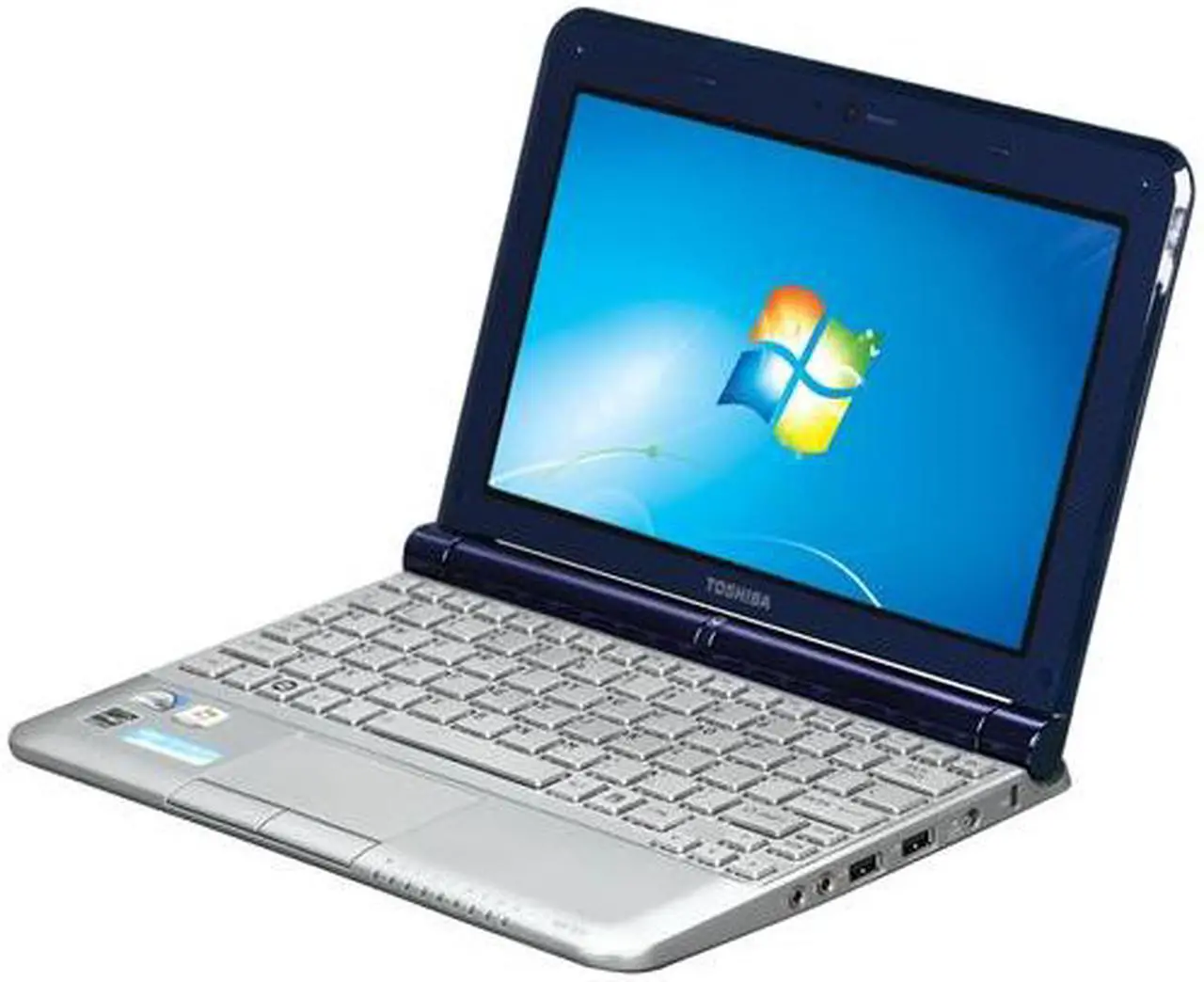 Alt view image 2 of 8 - TOSHIBA NB305-N410BL Royal Blue Intel Atom N450(1.66 GHz) 10.1" WSVGA 1GB Memory 250GB HDD Netbook