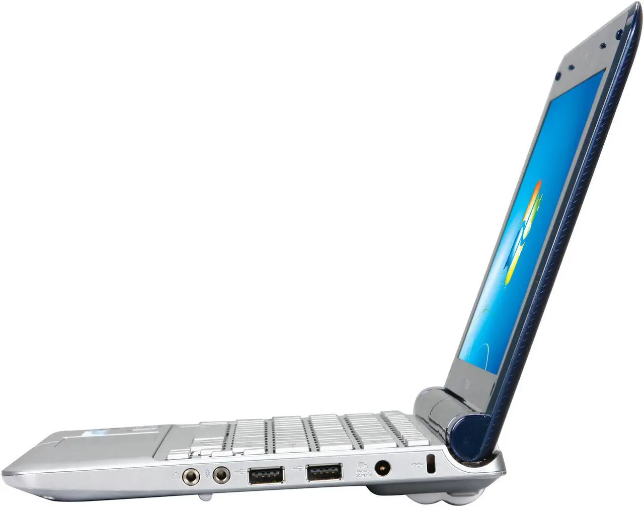 Alt view image 3 of 8 - TOSHIBA NB305-N410BL Royal Blue Intel Atom N450(1.66 GHz) 10.1" WSVGA 1GB Memory 250GB HDD Netbook