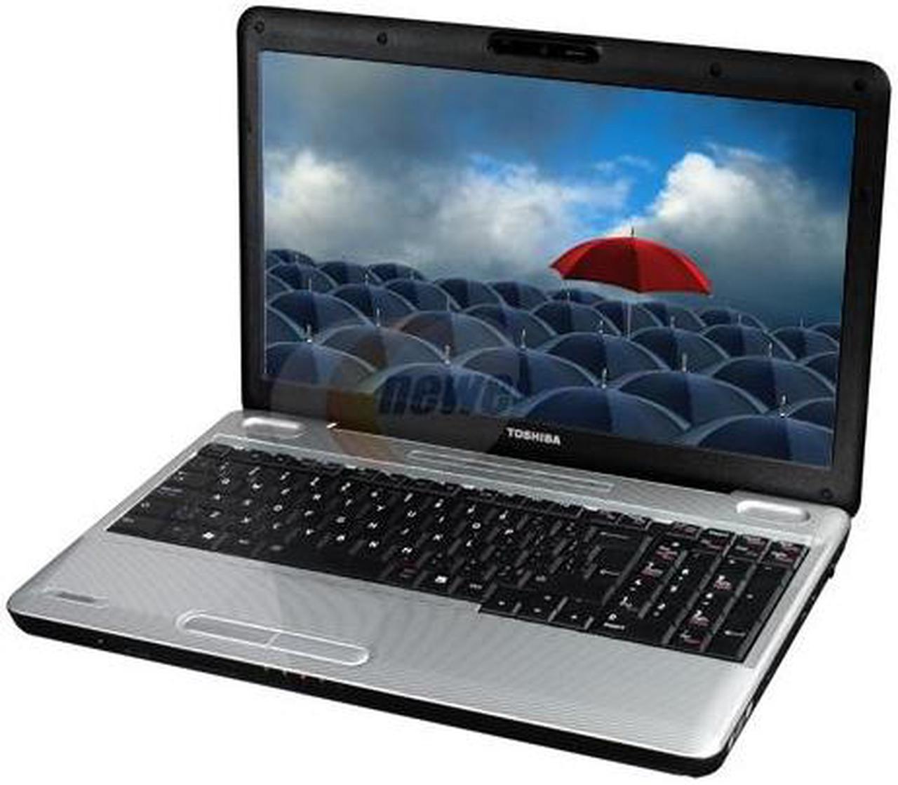 TOSHIBA Laptop Satellite Intel Core i3-330M 4GB Memory 320GB HDD Intel HD Graphics 16.0" Windows 7 Home Premium L500-00E