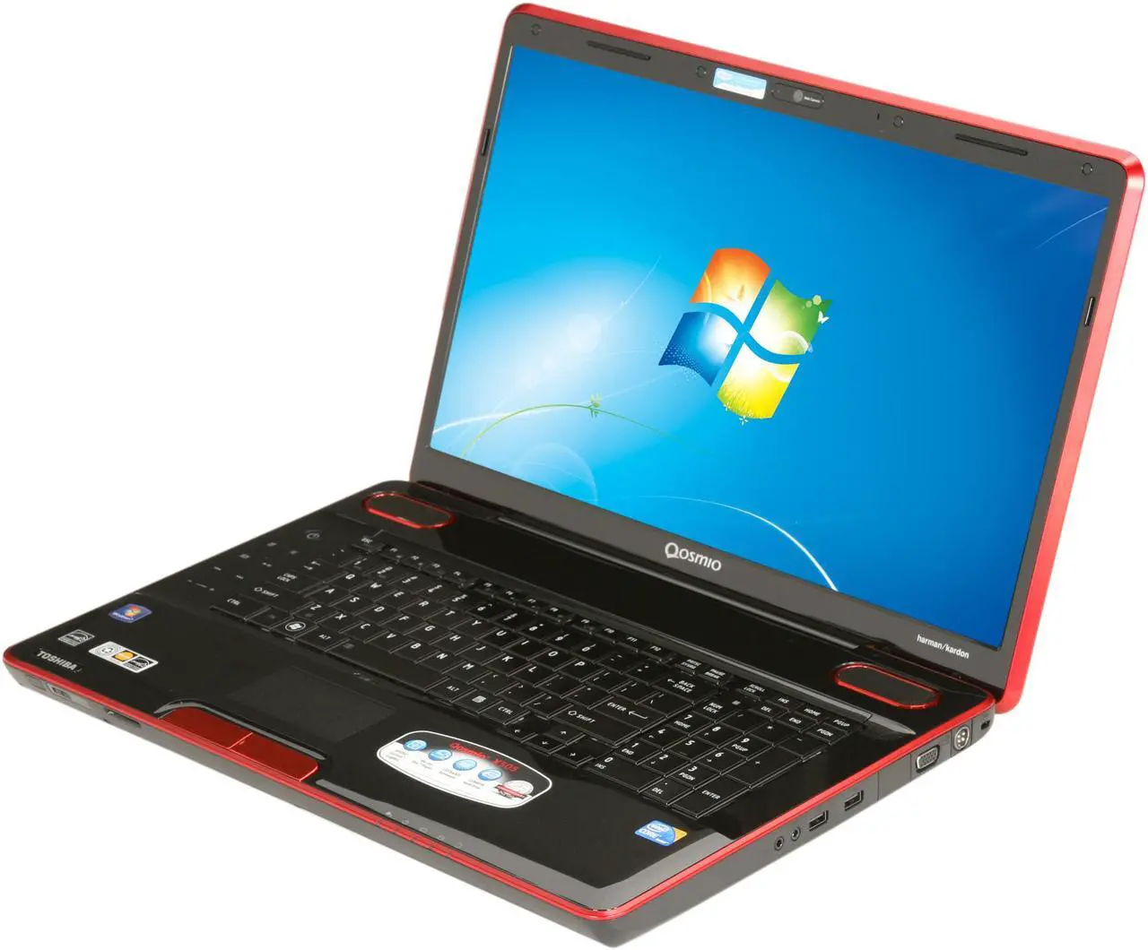 Main image of TOSHIBA Laptop Qosmio Intel Core i7-740QM 4GB Memory 500GB HDD NVIDIA GeForce GTS 360M 18.4" Windows 7 Home Premium 64-bit X505-Q888