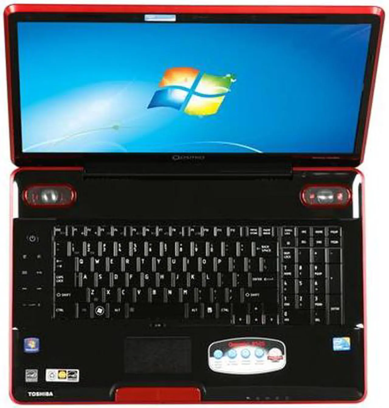 Alt view image 6 of 8 - TOSHIBA Laptop Qosmio Intel Core i7-740QM 4GB Memory 500GB HDD NVIDIA GeForce GTS 360M 18.4" Windows 7 Home Premium 64-bit X505-Q888