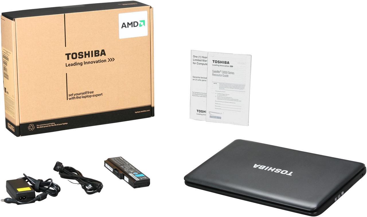 Alt view image 8 of 8 - TOSHIBA Laptop Satellite AMD V120 2GB Memory 320GB HDD ATI Radeon HD 4250 15.6" Windows 7 Home Premium 64-bit C655D-S5043