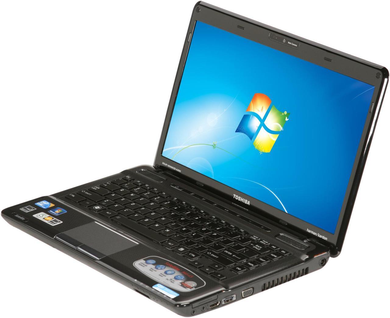 Main image of TOSHIBA Laptop Satellite Intel Core i5-450M 4GB Memory 500GB HDD Intel HD Graphics 14.0" Windows 7 Home Premium 64-bit M645-S4048