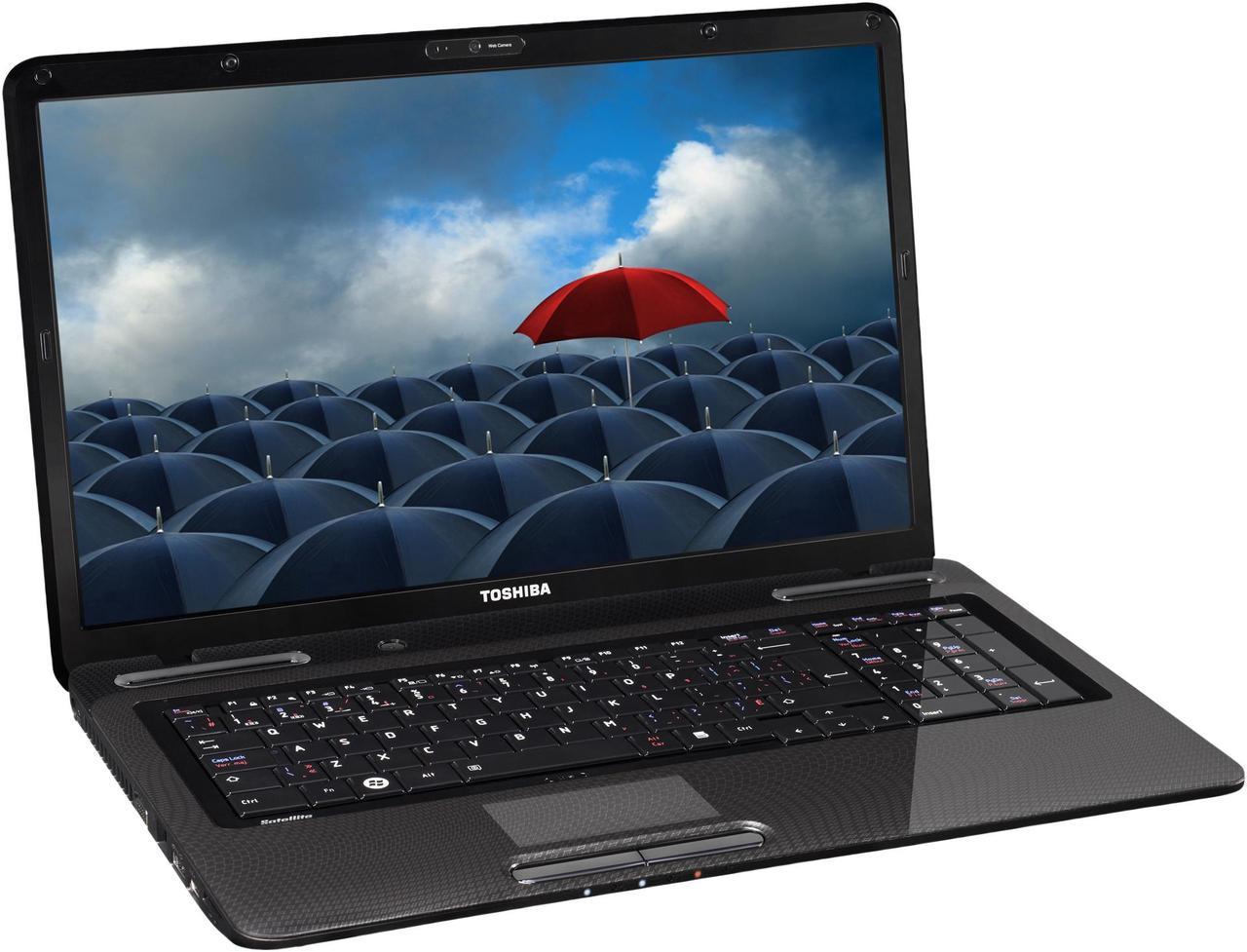 TOSHIBA Laptop Satellite Intel Core i3-350M 4GB Memory 500GB HDD Intel HD Graphics 17.3" Windows 7 Home Premium L675-00X