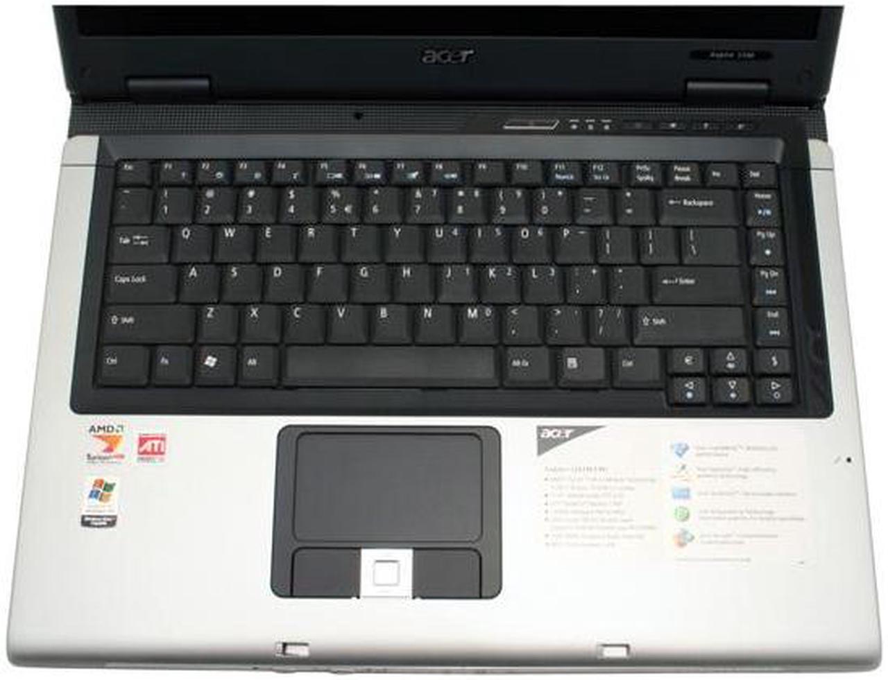 Alt view image 4 of 13 - Acer Laptop Aspire AMD Turion 64 X2 TL-50 1GB Memory 120GB HDD ATI Radeon Xpress 1100 IGP 15.4" Windows XP Professional AS5102WLMi