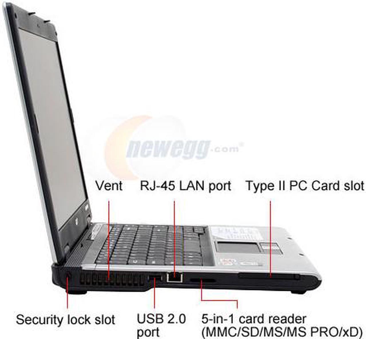 Alt view image 6 of 13 - Acer Laptop Aspire AMD Turion 64 X2 TL-50 1GB Memory 120GB HDD ATI Radeon Xpress 1100 IGP 15.4" Windows XP Professional AS5102WLMi