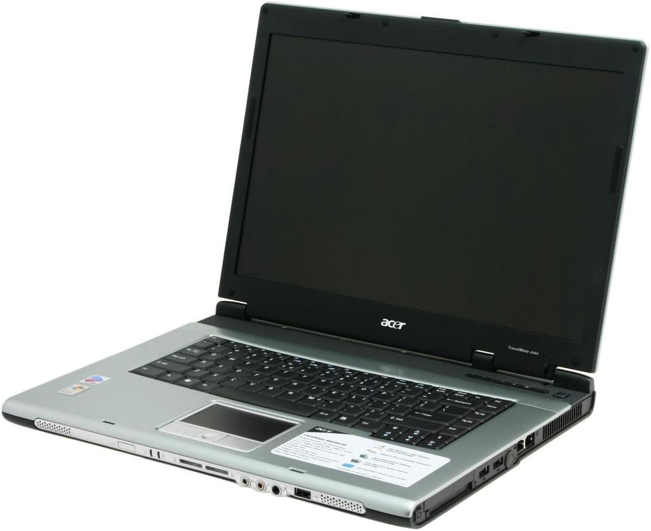 Alt view image 2 of 13 - Acer Laptop TravelMate Intel Pentium M 740 512MB Memory 100GB HDD Intel GMA 900 15.4" Windows XP Professional 4062WLMi