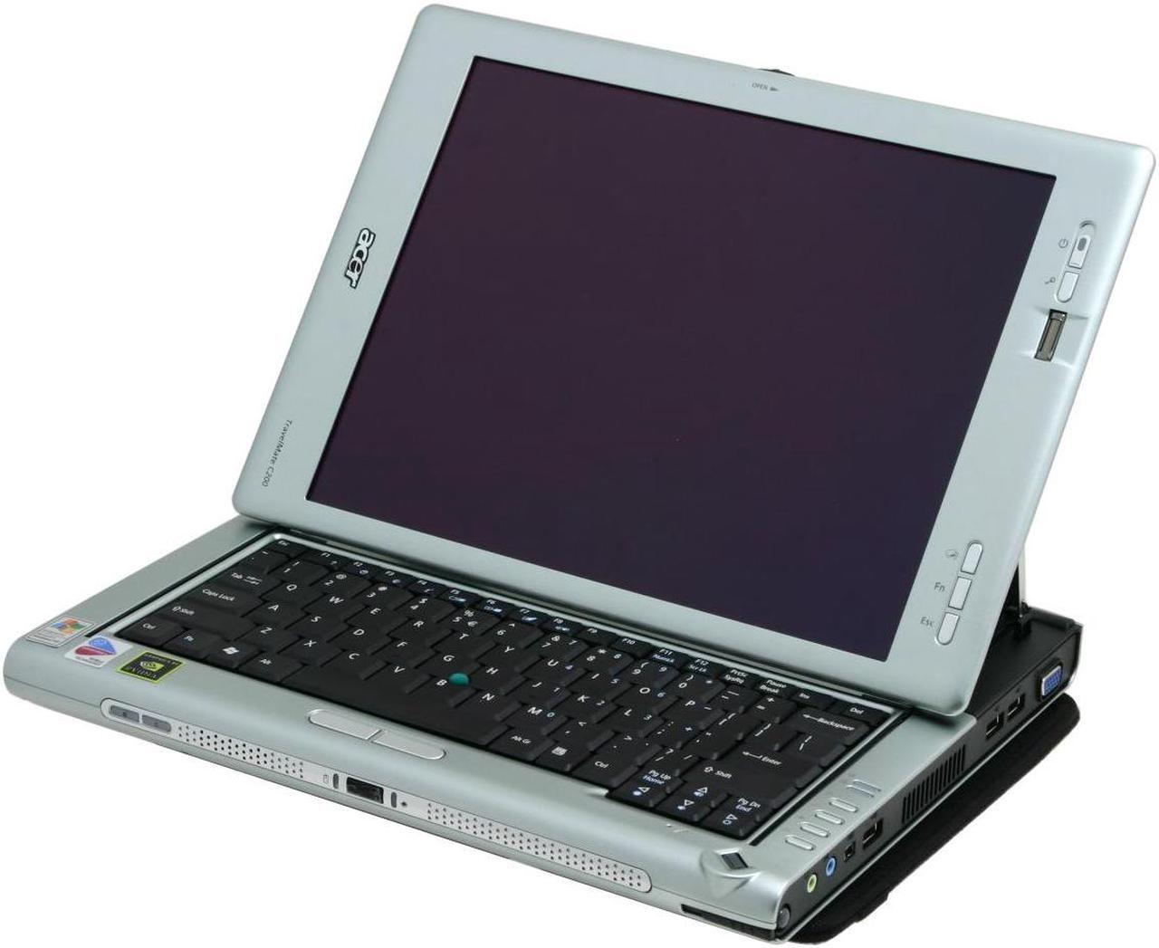 Alt view image 2 of 17 - Acer TravelMate C200 TMC204TMi 1GB Memory 12.1" 1024 x 768 Tablet PC Windows XP Tablet PC Edition