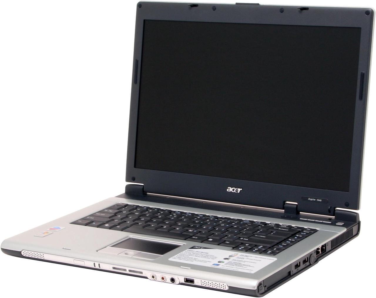 Alt view image 2 of 14 - Acer Laptop Aspire 1640 Intel Pentium M 725 512MB Memory 80GB HDD Intel GMA 900 15.4" Windows XP Home AS1641WLMI-XPH-CMT