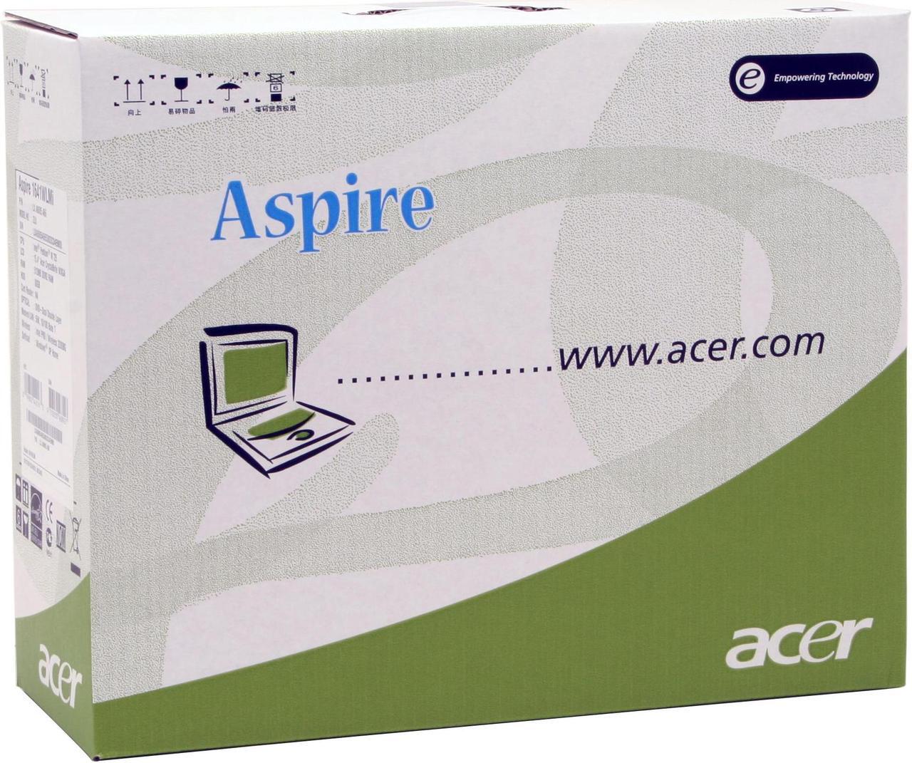 Alt view image 13 of 14 - Acer Laptop Aspire 1640 Intel Pentium M 725 512MB Memory 80GB HDD Intel GMA 900 15.4" Windows XP Home AS1641WLMI-XPH-CMT