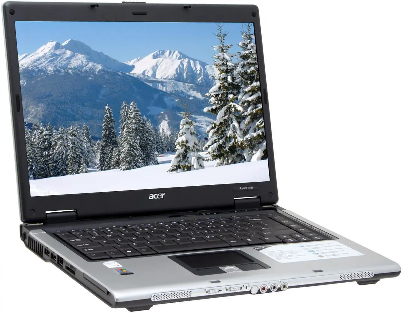 Main image of Acer Laptop Aspire Intel Core Solo T1300 512MB Memory 120GB HDD Intel GMA 950 15.4" Windows XP Professional AS5610-4608
