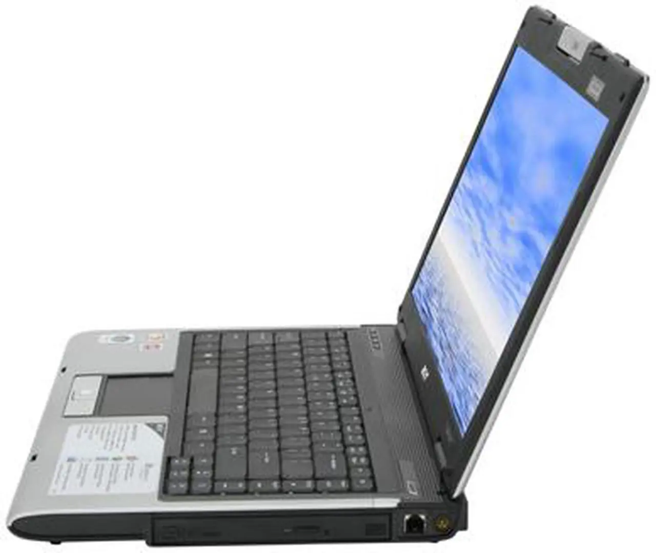 Alt view image 2 of 14 - Acer Laptop Aspire AMD Turion 64 MK-38 1GB Memory 120GB HDD ATI Radeon Xpress 1100 IGP 14.1" Windows Vista Home Premium AS5050-4570