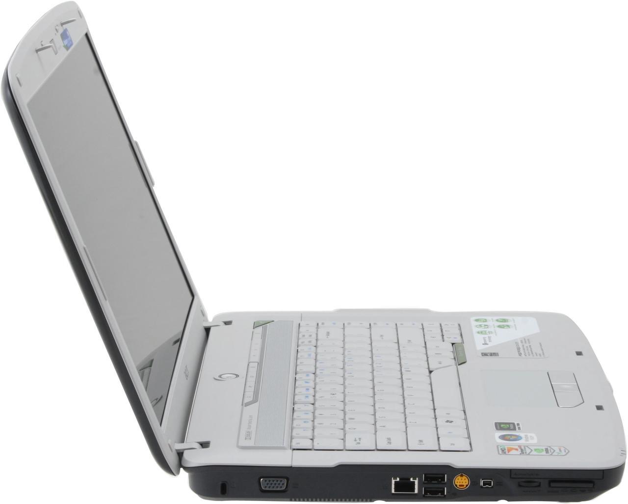 Alt view image 6 of 14 - Acer Laptop Aspire AMD Turion 64 X2 TL-60 2GB Memory 250GB HDD NVIDIA GeForce 7000M 15.4" Windows Vista Home Premium AS5520-5579