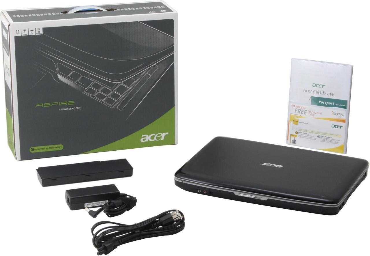 Alt view image 14 of 14 - Acer Laptop Aspire AMD Turion 64 X2 TL-60 2GB Memory 250GB HDD NVIDIA GeForce 7000M 15.4" Windows Vista Home Premium AS5520-5579