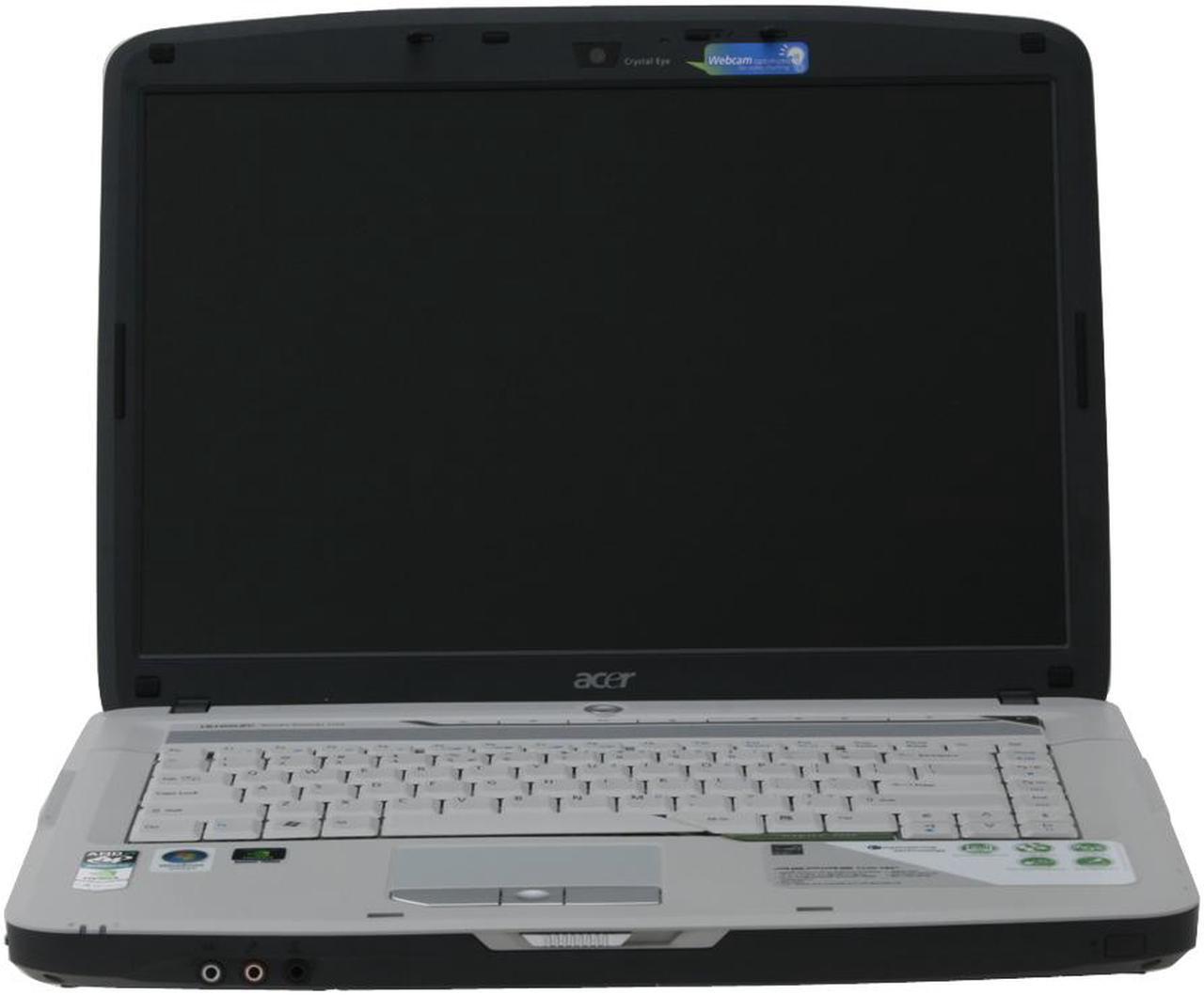 Alt view image 8 of 14 - Acer Laptop Aspire AMD Athlon 64 X2 TK-57 3GB Memory 160GB HDD NVIDIA GeForce 7000M 15.4" Windows Vista Home Premium AS5520-5891