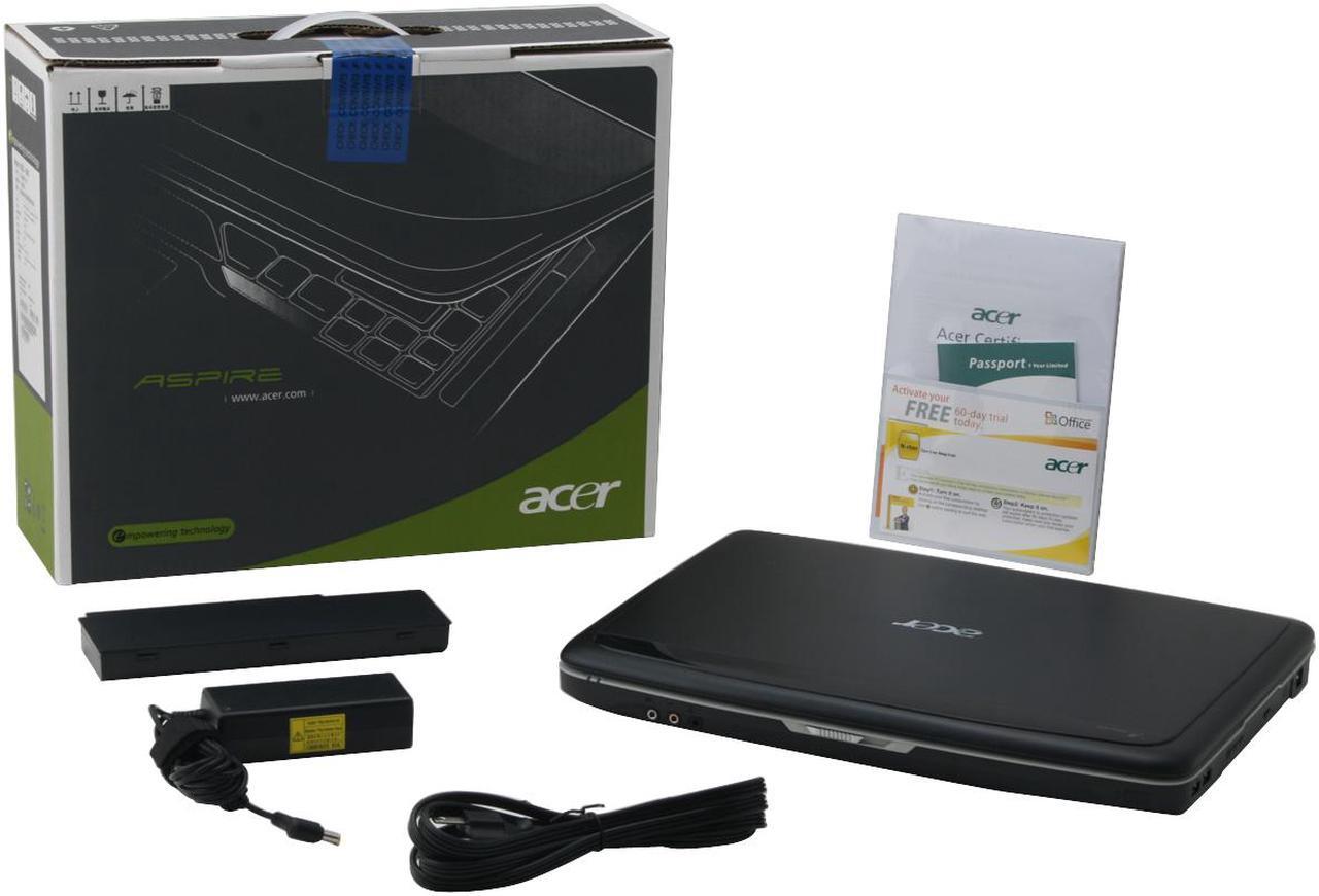 Alt view image 14 of 14 - Acer Laptop Aspire AMD Athlon 64 X2 TK-57 3GB Memory 160GB HDD NVIDIA GeForce 7000M 15.4" Windows Vista Home Premium AS5520-5891