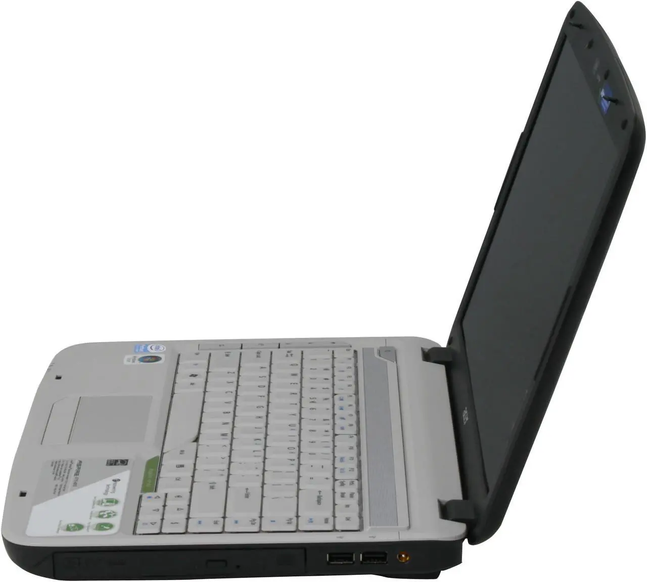 Alt view image 2 of 14 - Acer Laptop Aspire Intel Pentium T2370 2GB Memory 160GB HDD Intel GMA X3100 14.1" Windows Vista Home Premium AS4715-4053