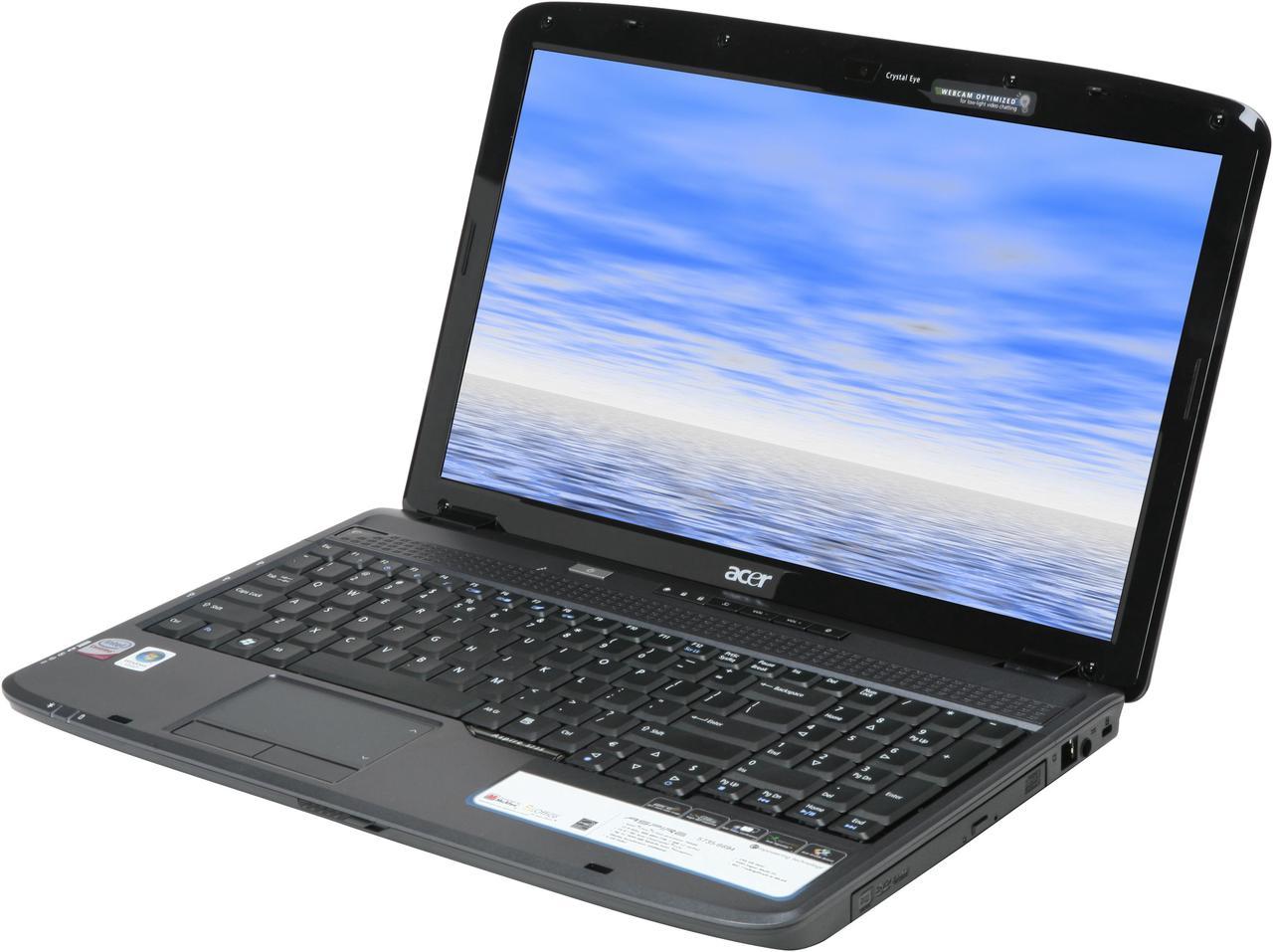 Acer Laptop Aspire Intel Core 2 Duo T6400 4GB Memory 250GB HDD Intel ...