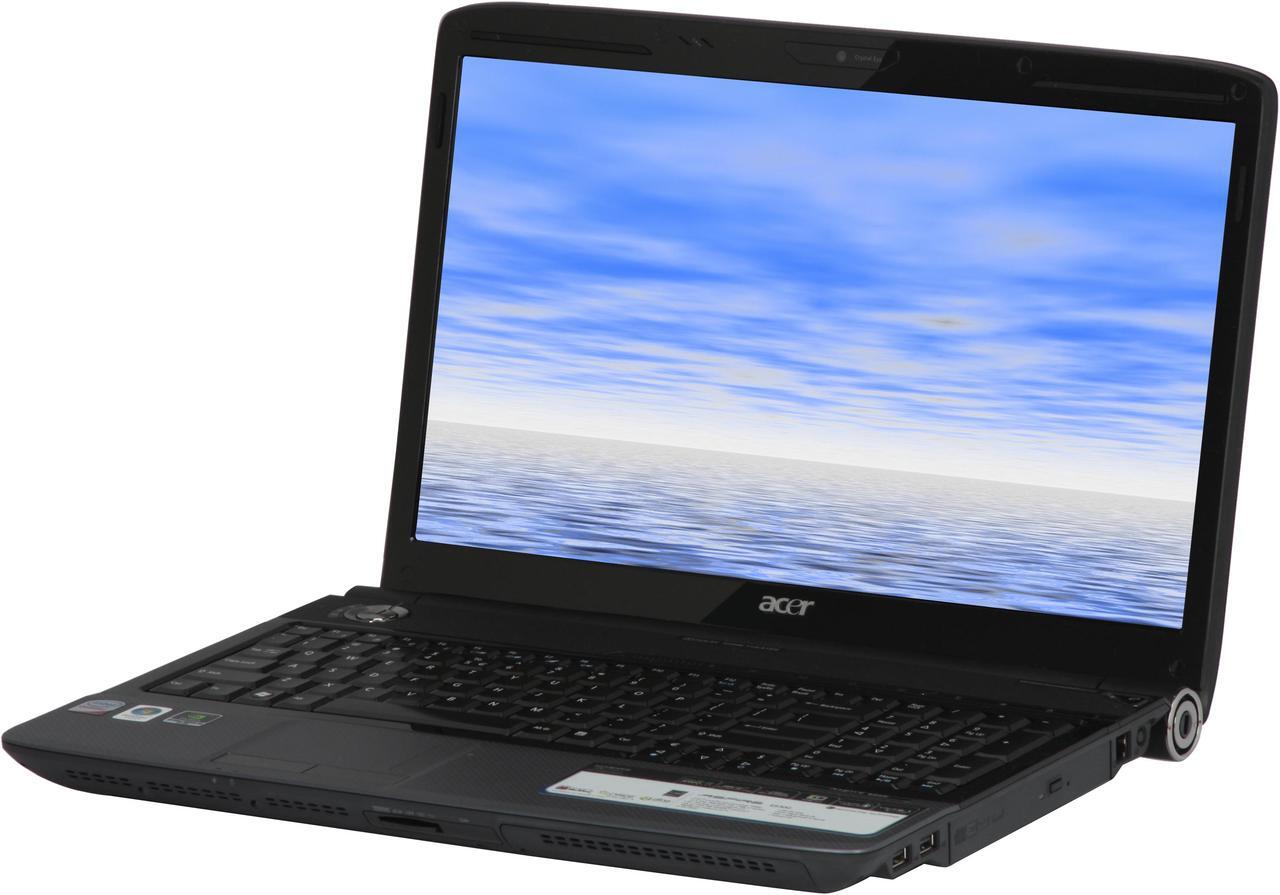 Main image of Acer Laptop Aspire Intel Core 2 Duo T6400 4GB Memory 250GB HDD NVIDIA GeForce 9600M GS 16.0" Windows Vista Home Premium 64-bit AS6930-6942