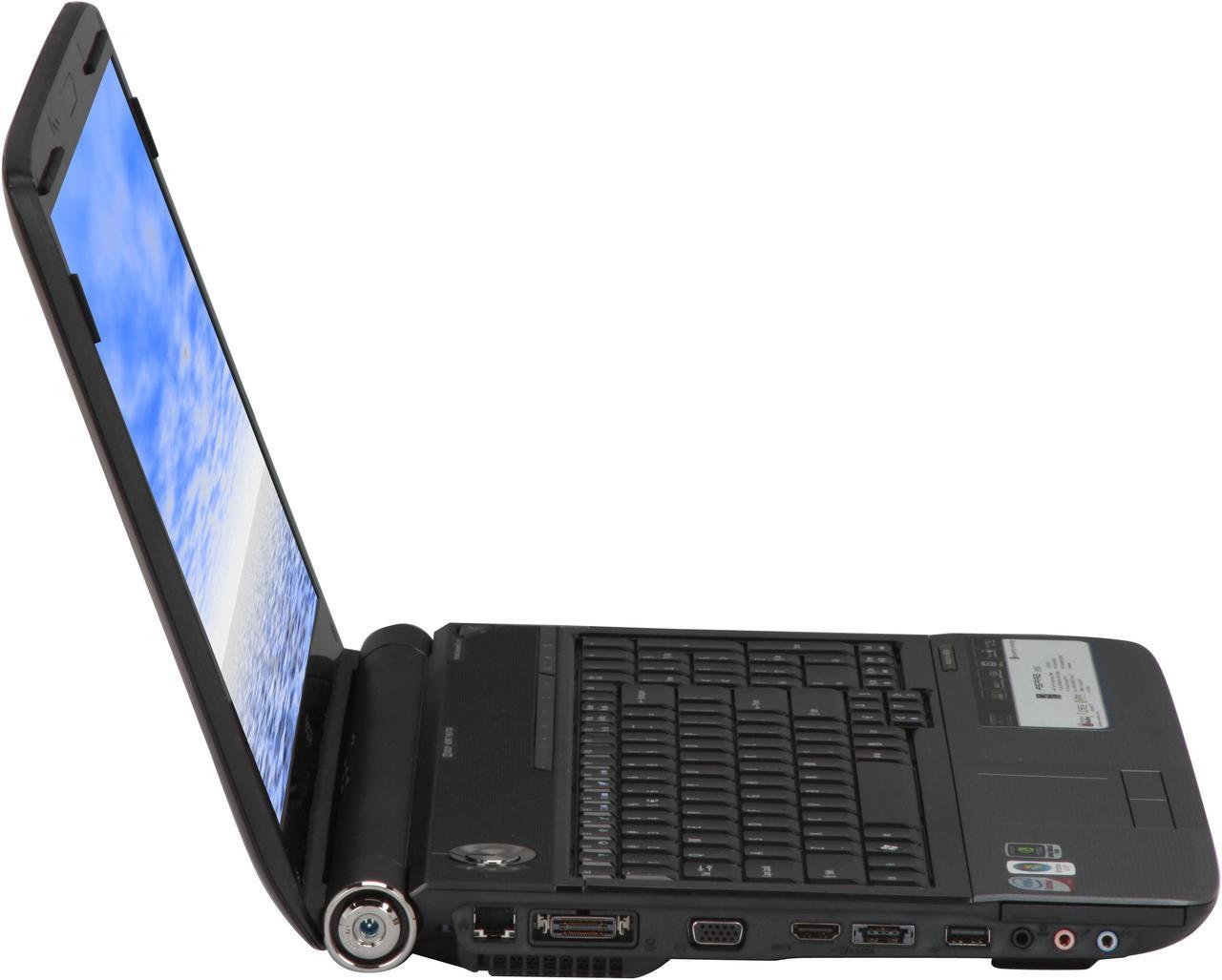 Alt view image 4 of 12 - Acer Laptop Aspire Intel Core 2 Duo T6400 4GB Memory 250GB HDD NVIDIA GeForce 9600M GS 16.0" Windows Vista Home Premium 64-bit AS6930-6942