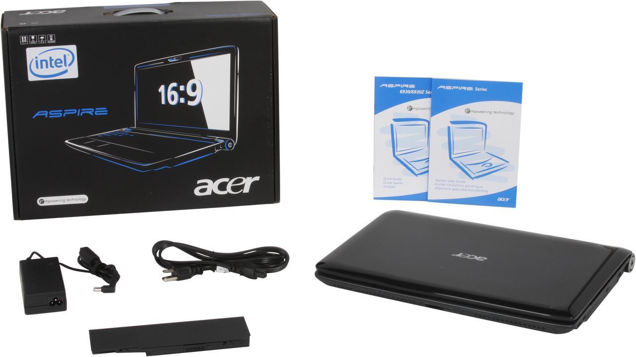 Alt view image 12 of 12 - Acer Laptop Aspire Intel Core 2 Duo T6400 4GB Memory 250GB HDD NVIDIA GeForce 9600M GS 16.0" Windows Vista Home Premium 64-bit AS6930-6942