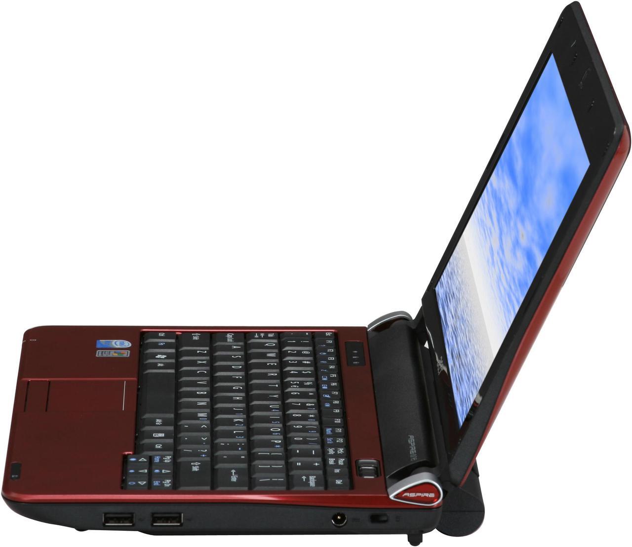 Alt view image 3 of 12 - Acer Aspire One AOD150-1920 Red Intel Atom N270(1.60 GHz) 10.1" WSVGA 1GB Memory 160GB HDD Netbook