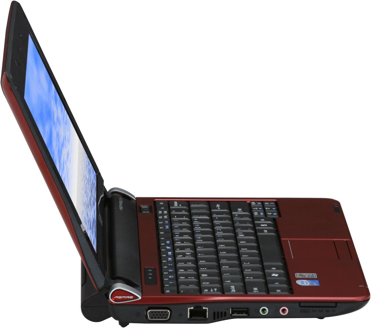 Alt view image 4 of 12 - Acer Aspire One AOD150-1920 Red Intel Atom N270(1.60 GHz) 10.1" WSVGA 1GB Memory 160GB HDD Netbook