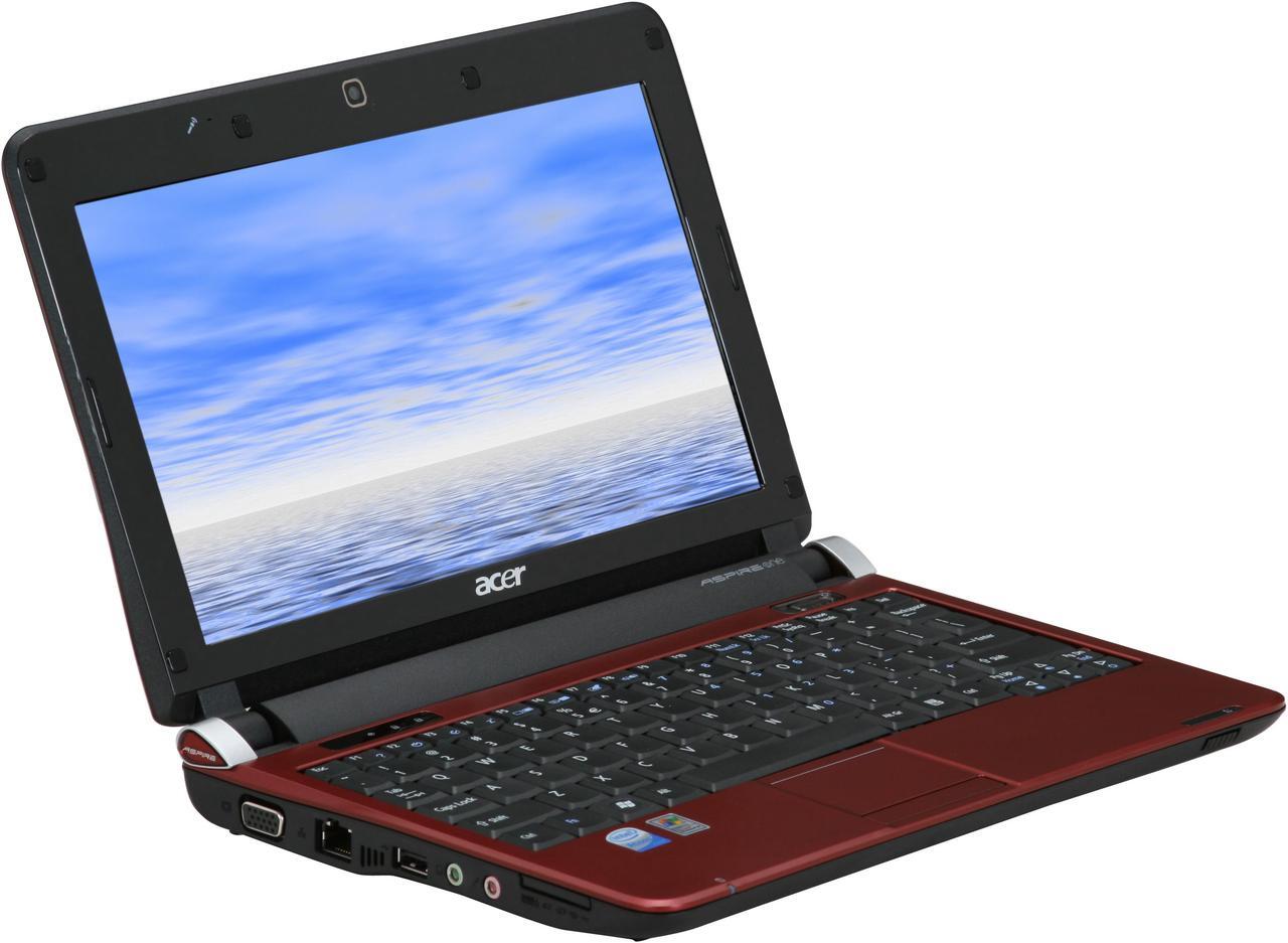 Alt view image 5 of 12 - Acer Aspire One AOD150-1920 Red Intel Atom N270(1.60 GHz) 10.1" WSVGA 1GB Memory 160GB HDD Netbook