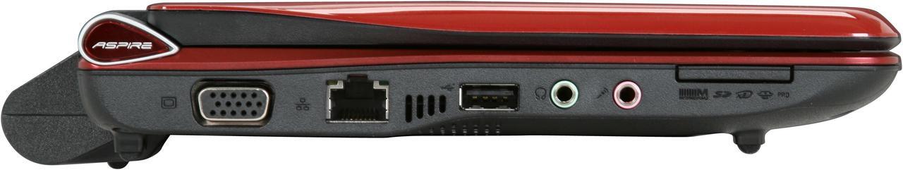 Alt view image 9 of 12 - Acer Aspire One AOD150-1920 Red Intel Atom N270(1.60 GHz) 10.1" WSVGA 1GB Memory 160GB HDD Netbook