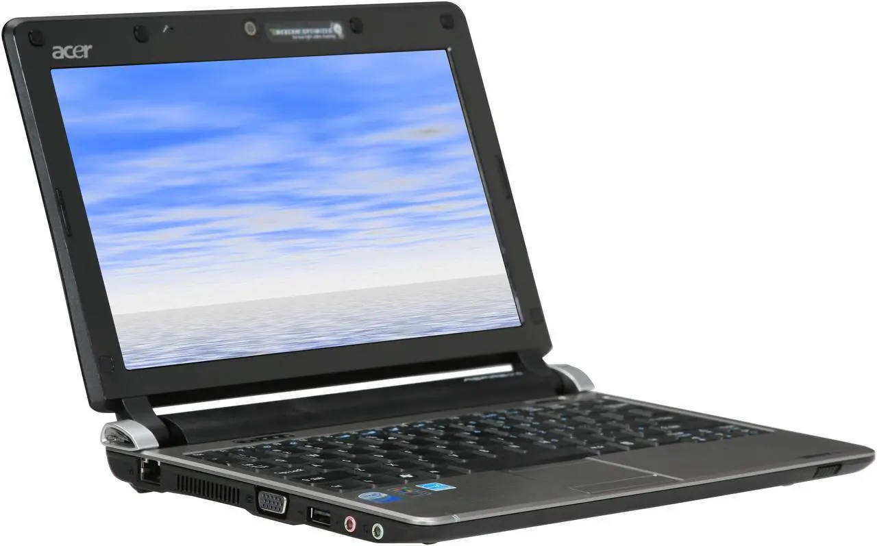 Alt view image 5 of 9 - Acer Aspire One AOD250-1924 Black Intel Atom N270(1.60 GHz) 10.1" WSVGA 1GB Memory 160GB HDD Netbook