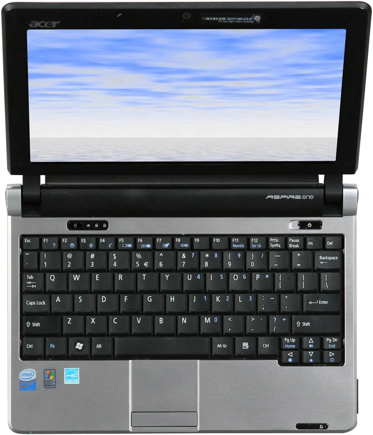 Alt view image 7 of 9 - Acer Aspire One AOD250-1924 Black Intel Atom N270(1.60 GHz) 10.1" WSVGA 1GB Memory 160GB HDD Netbook