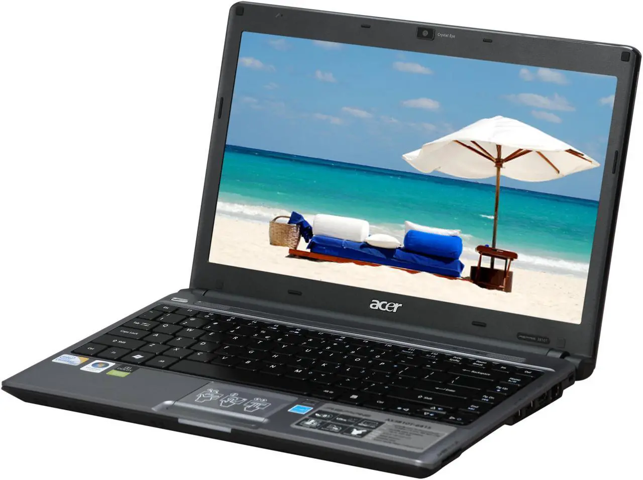 Main image of Acer Laptop Aspire Timeline Intel Core 2 Duo SU9400 4GB Memory 500GB HDD Intel GMA 4500MHD 13.3" Windows Vista Home Premium 64-bit AS3810T-6415