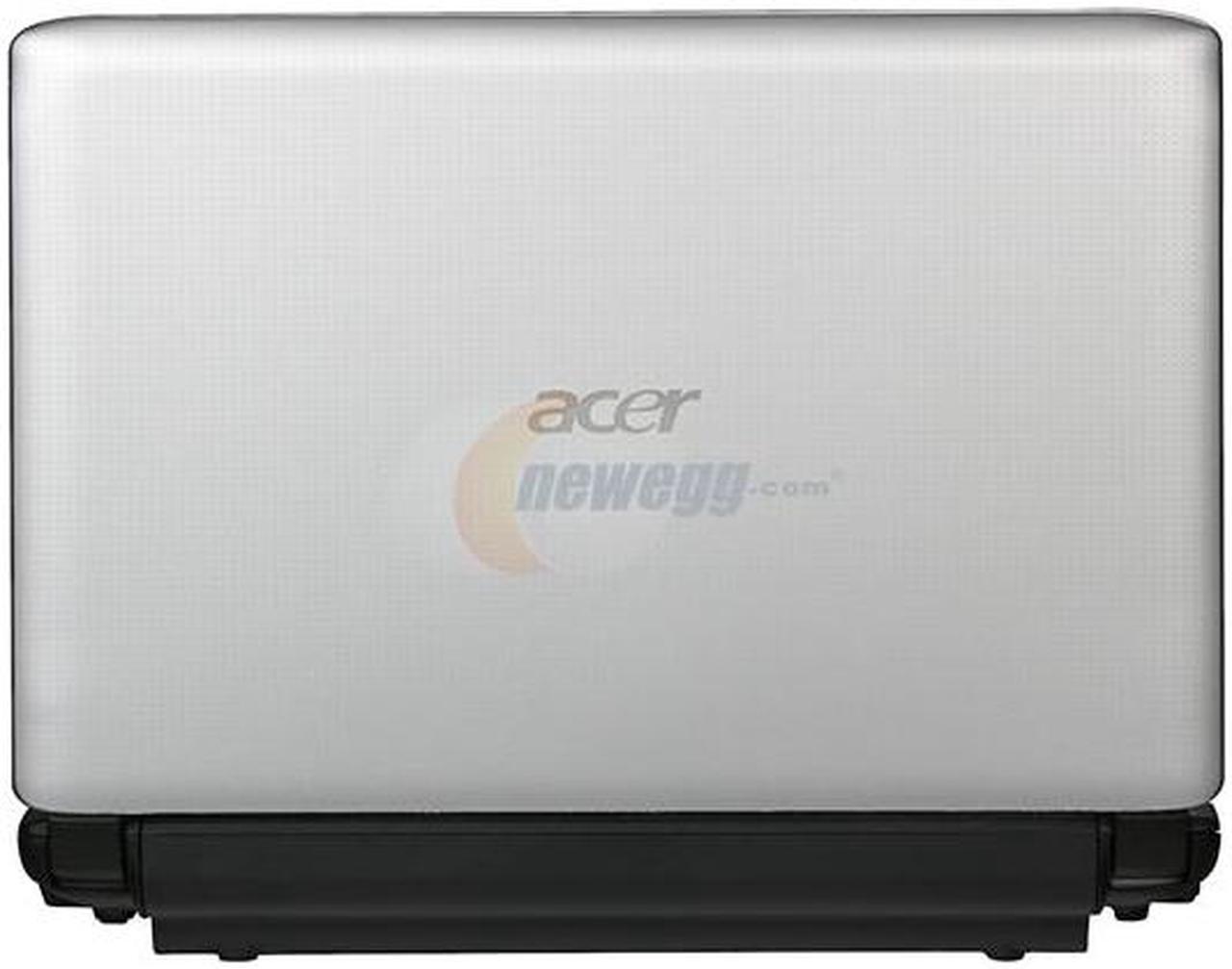 Alt view image 3 of 5 - Acer Aspire One AO532h-2223 Silver Matrix Intel Atom N450(1.66 GHz) 10.1" WSVGA 1GB Memory 160GB HDD Netbook